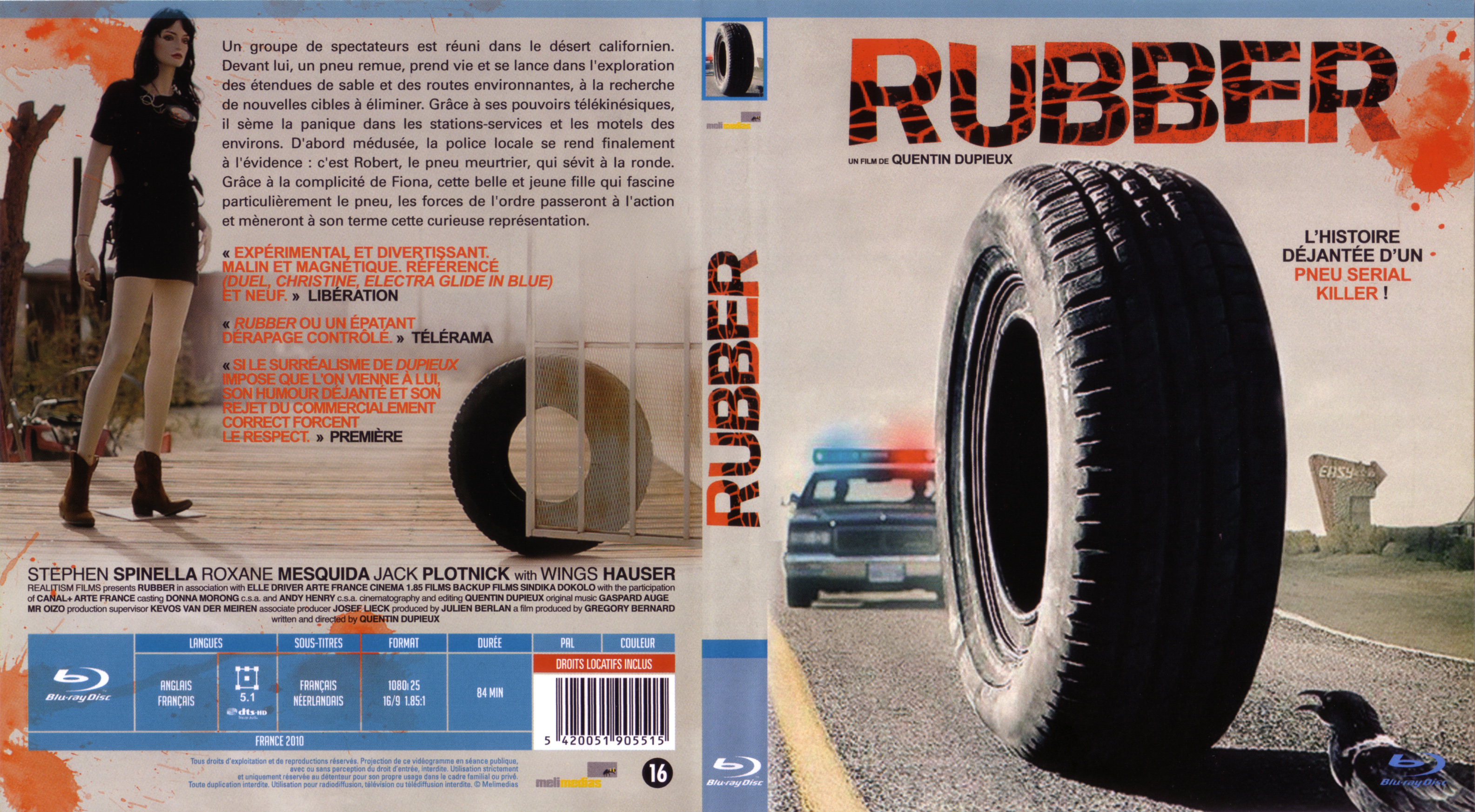 Jaquette DVD Rubber (BLU-RAY)