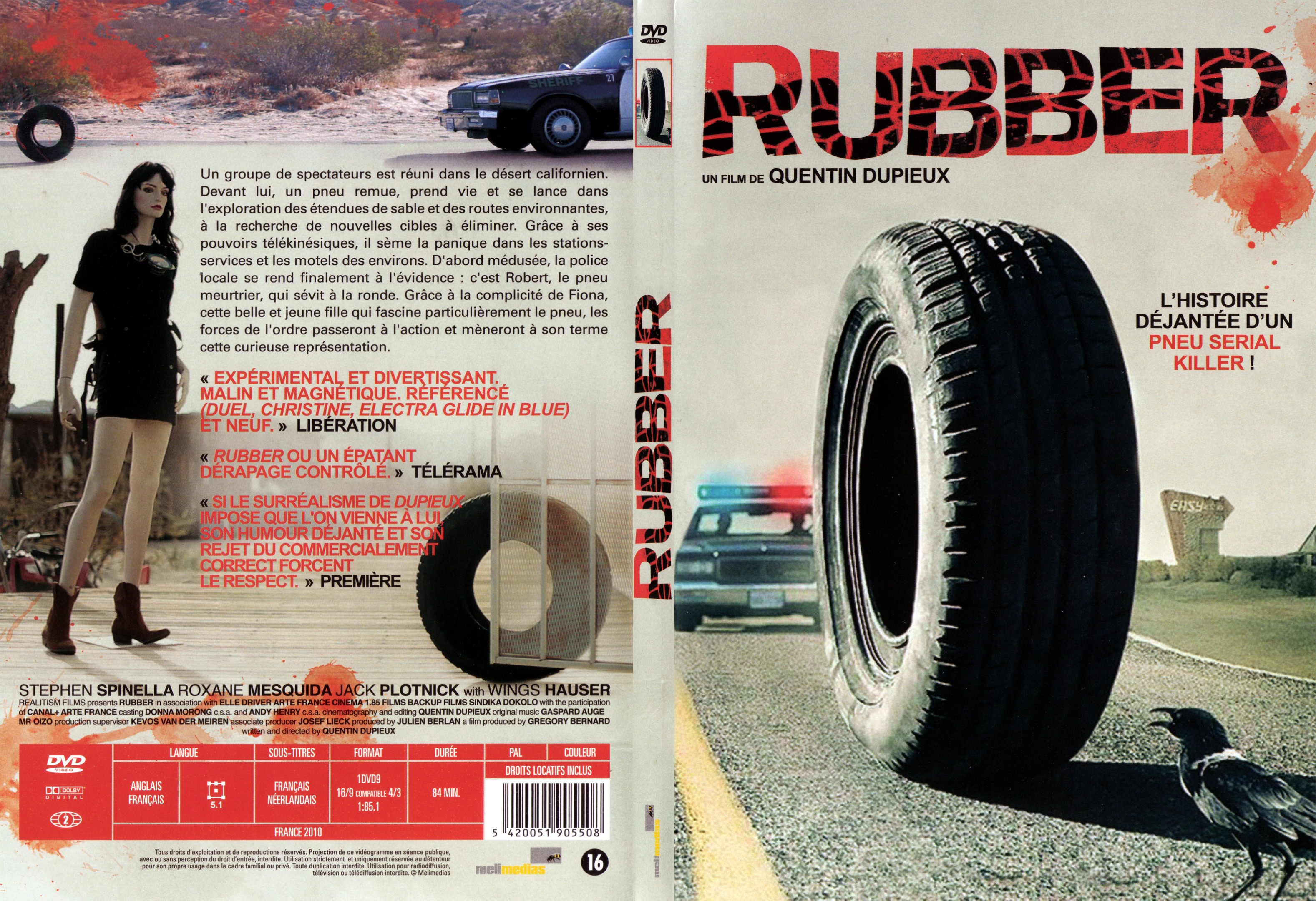 Jaquette DVD Rubber - SLIM