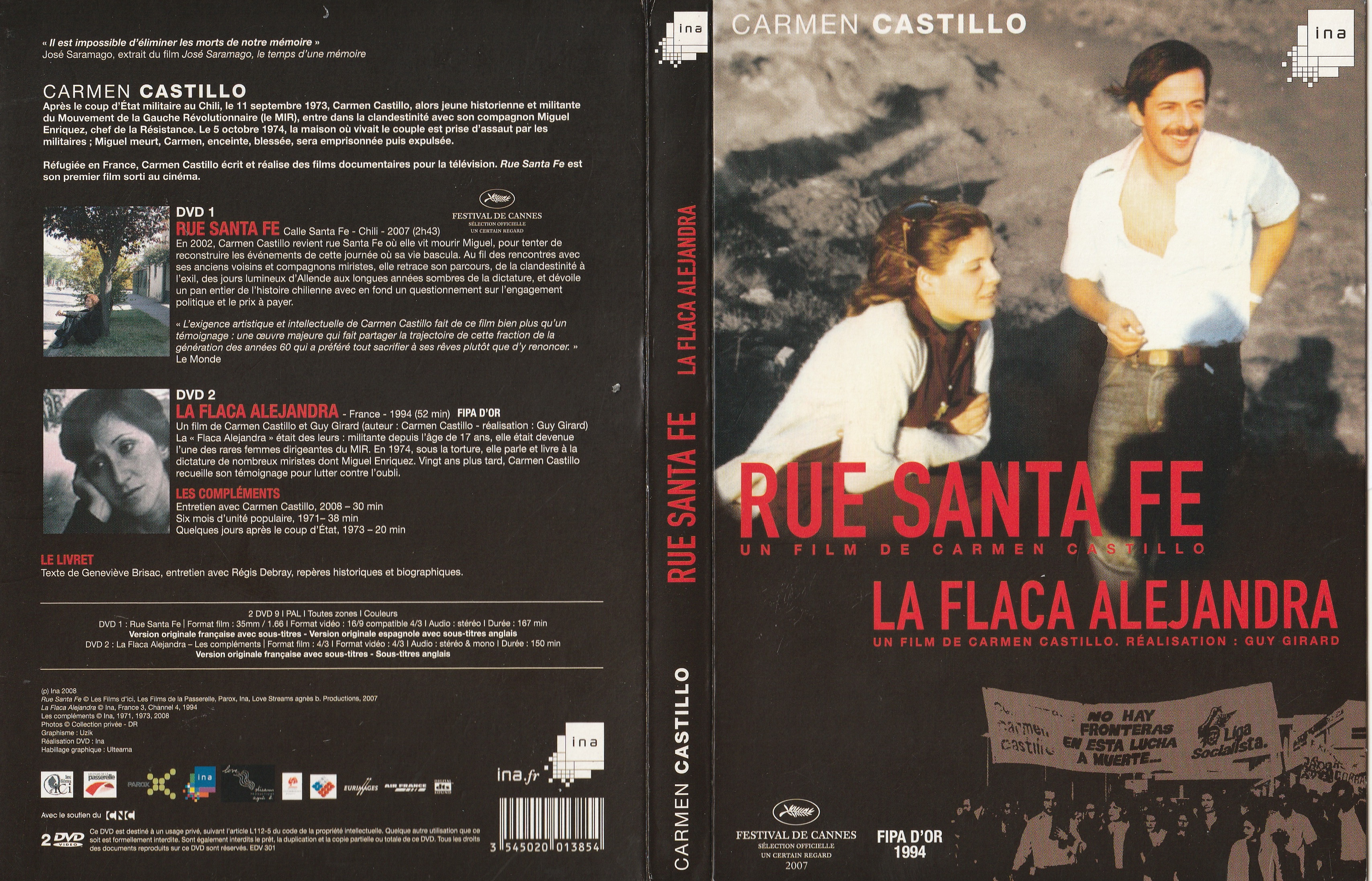 Jaquette DVD Rue Santa Fe