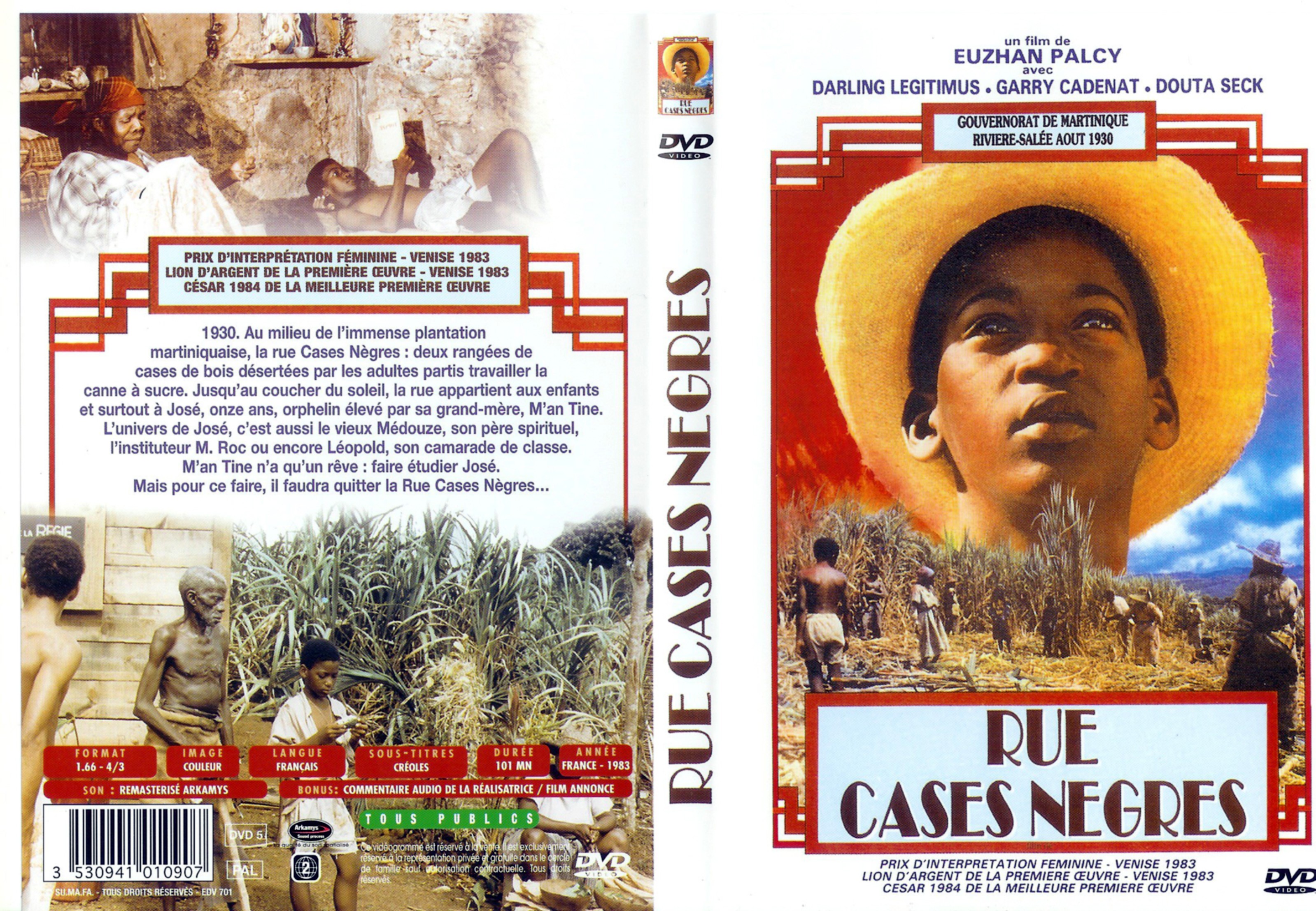 Jaquette DVD Rue cases negres