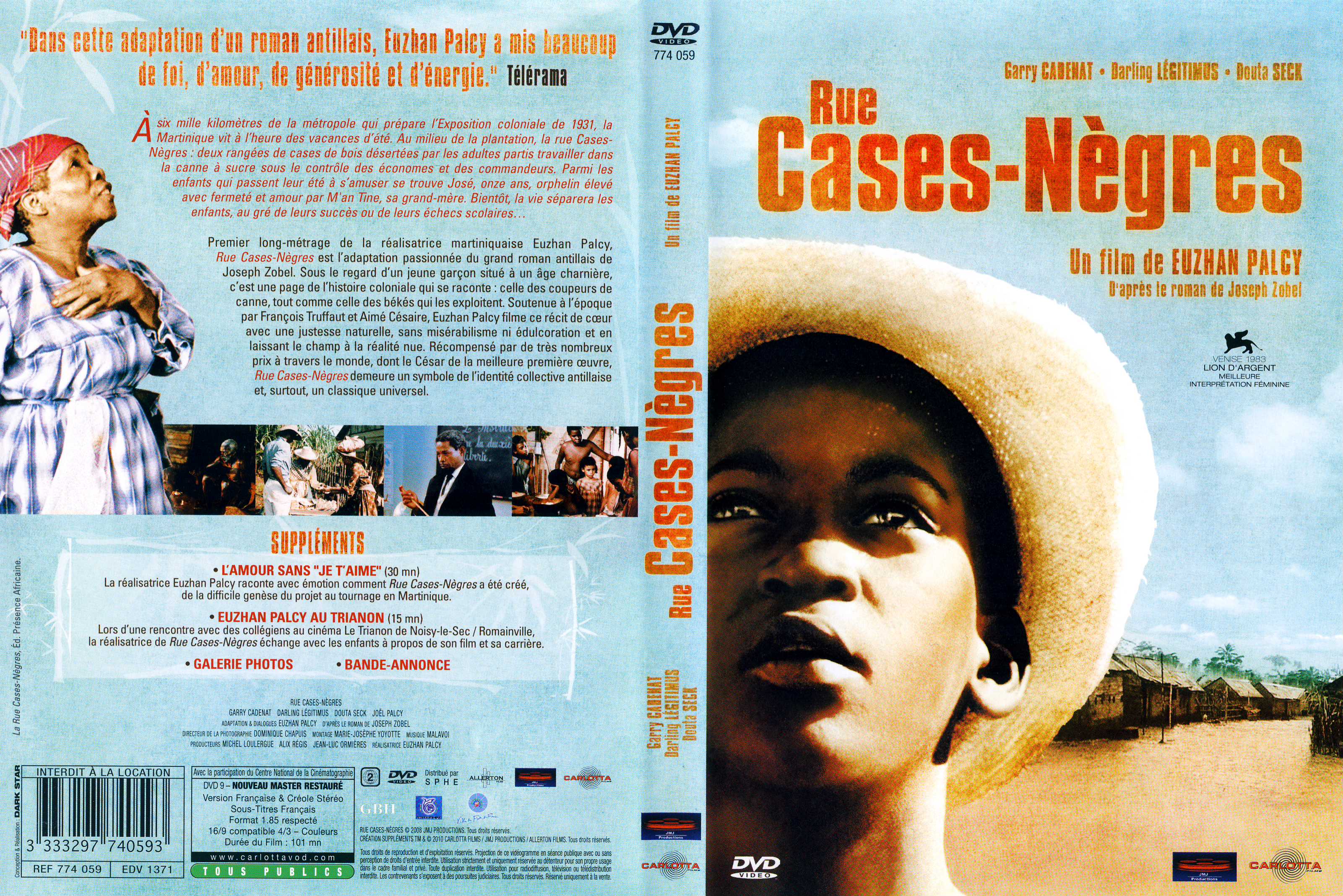 Jaquette DVD Rue cases ngres v2