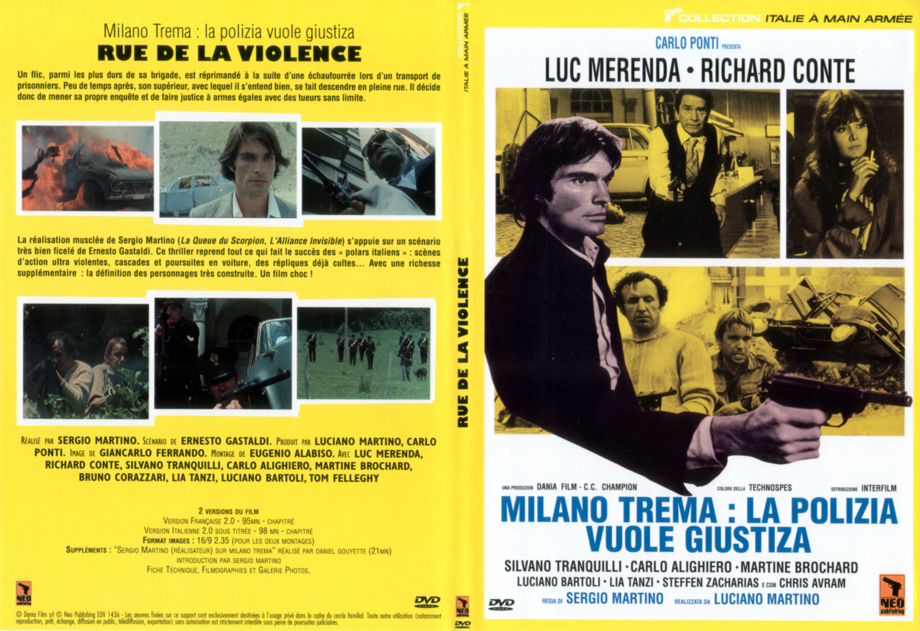 Jaquette DVD Rue de la violence