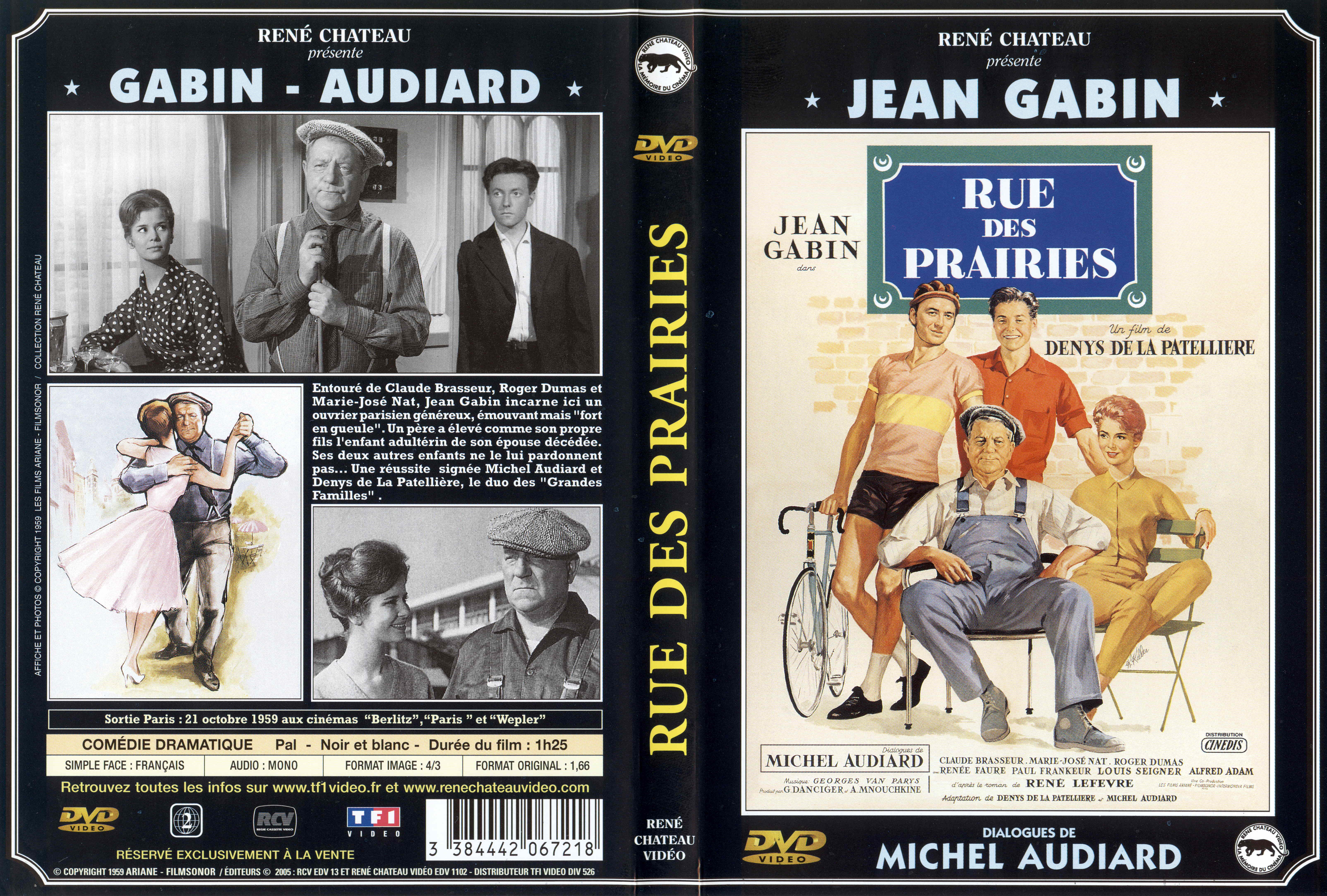 Jaquette DVD Rue des prairies