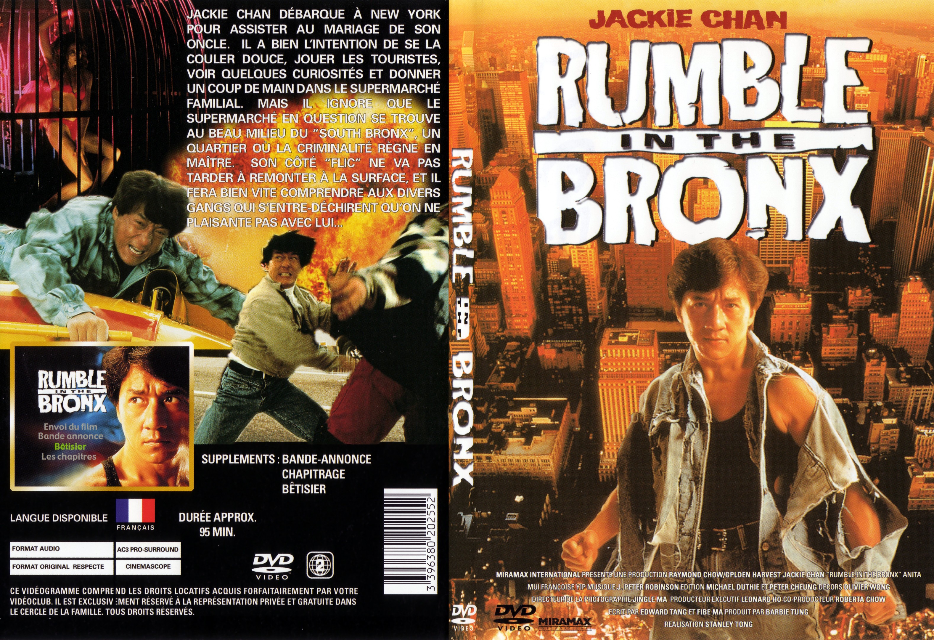 Jaquette DVD Rumble in the bronx - SLIM