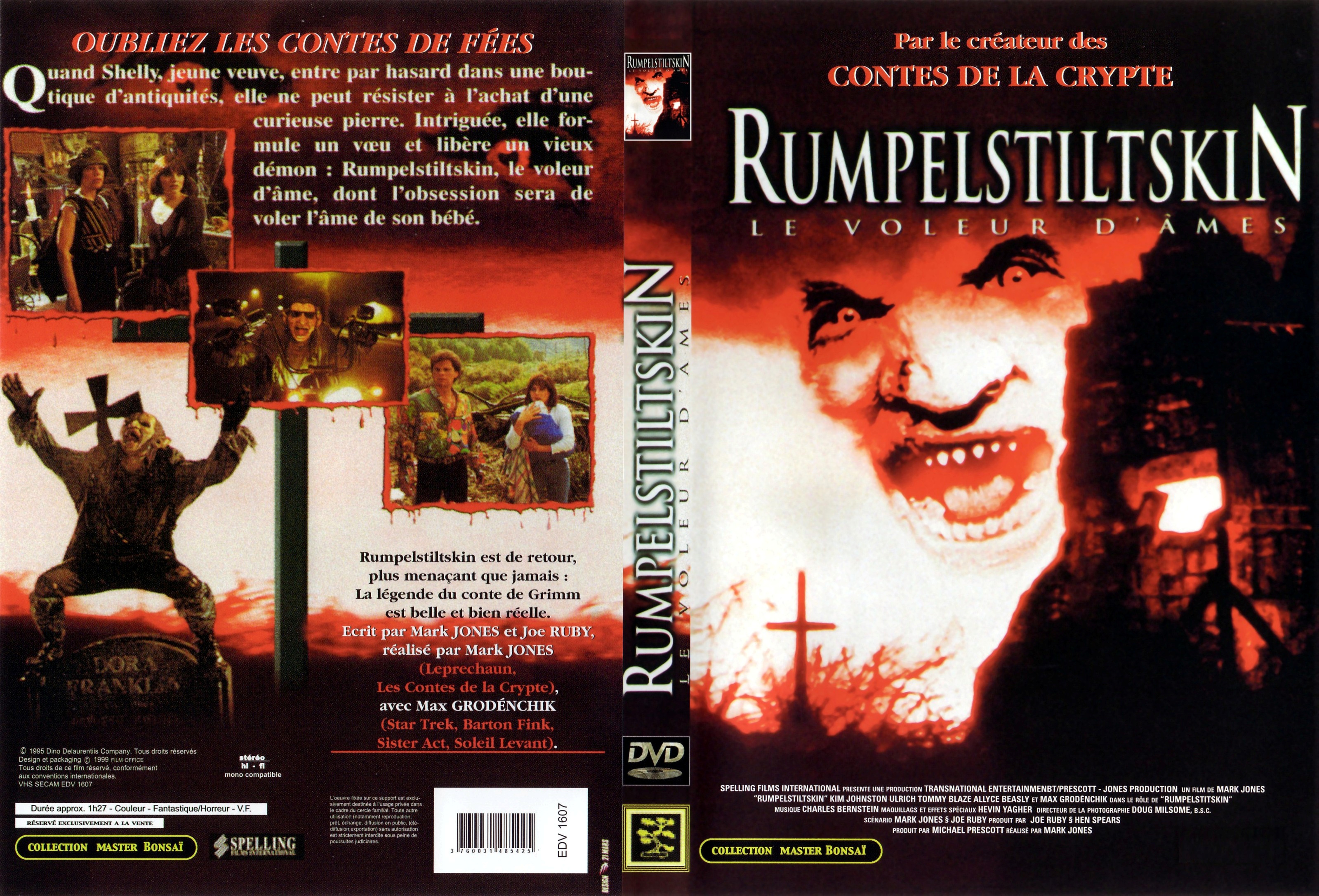 Jaquette DVD Rumpelstiltskin le voleur d