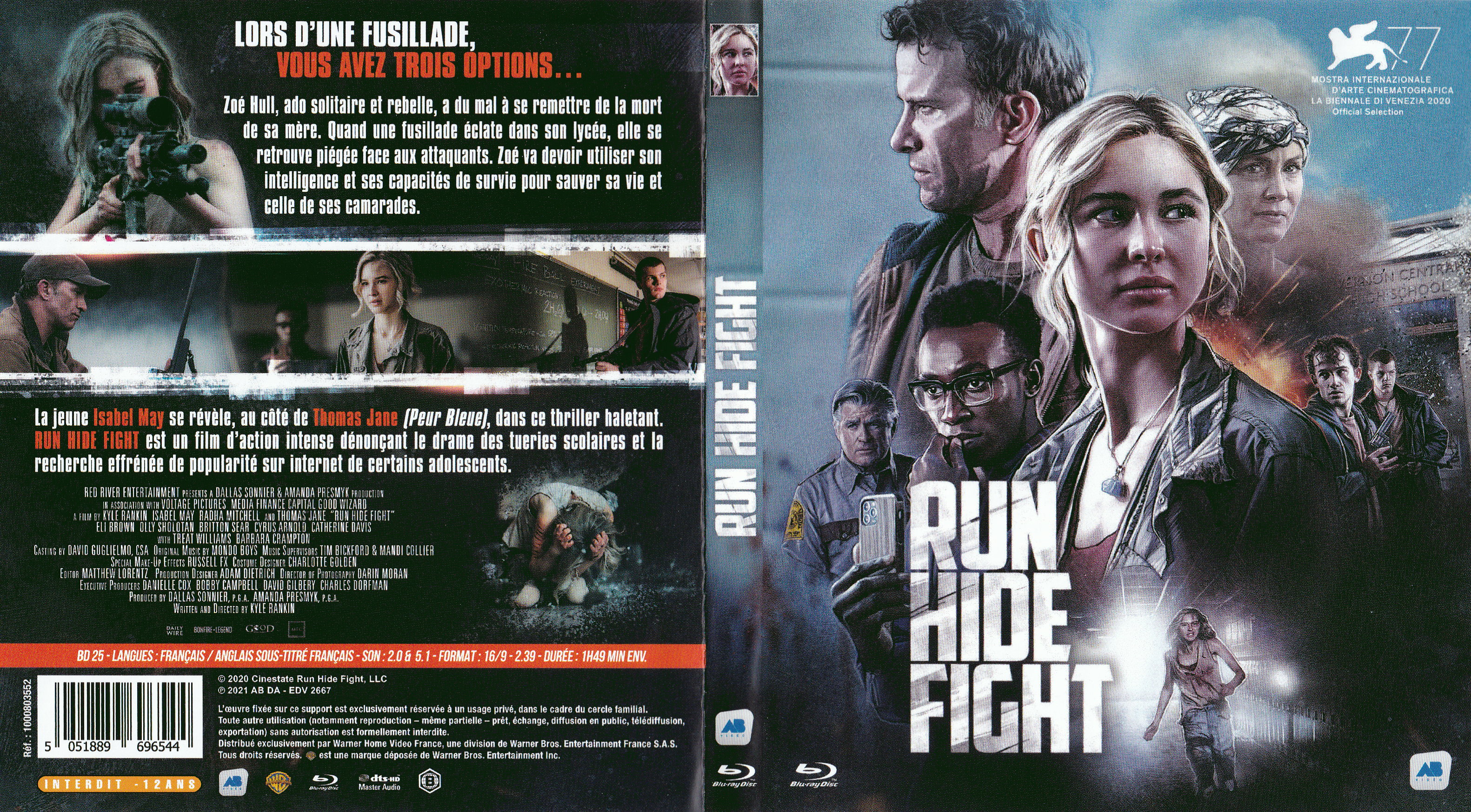 Jaquette DVD Run Hide Fight (BLU-RAY)