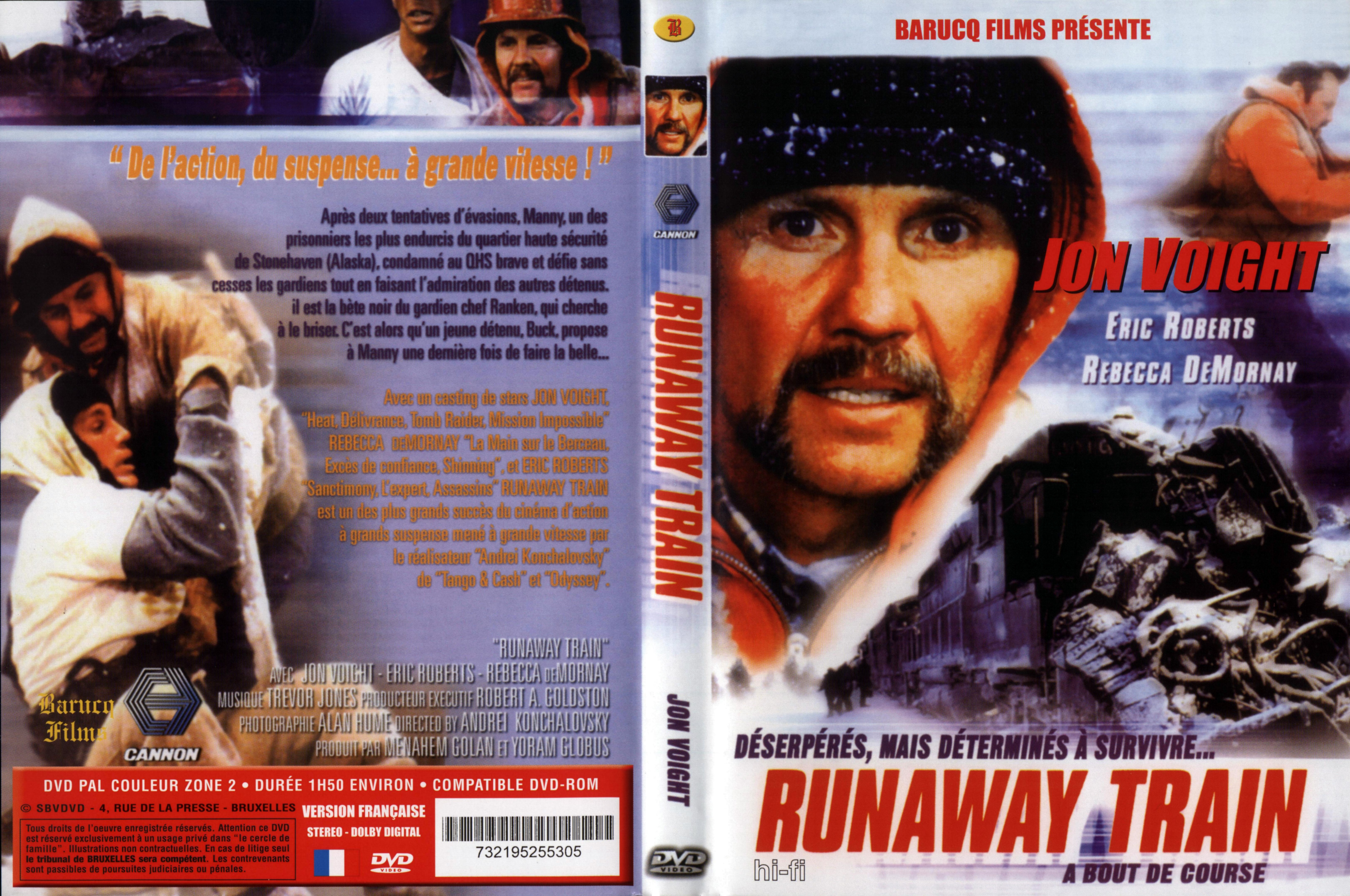Jaquette DVD Runaway train v3