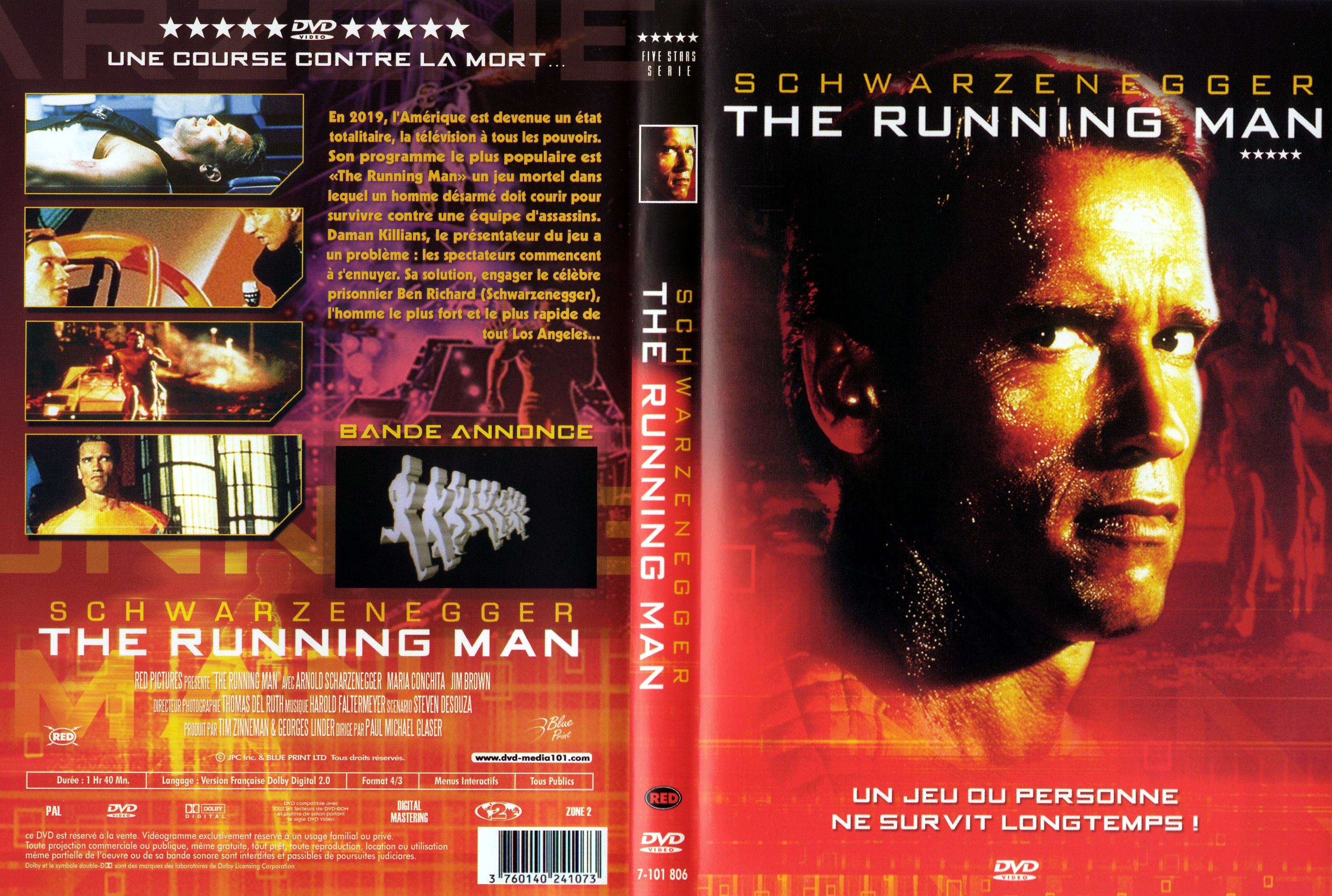 Jaquette DVD Running Man v2