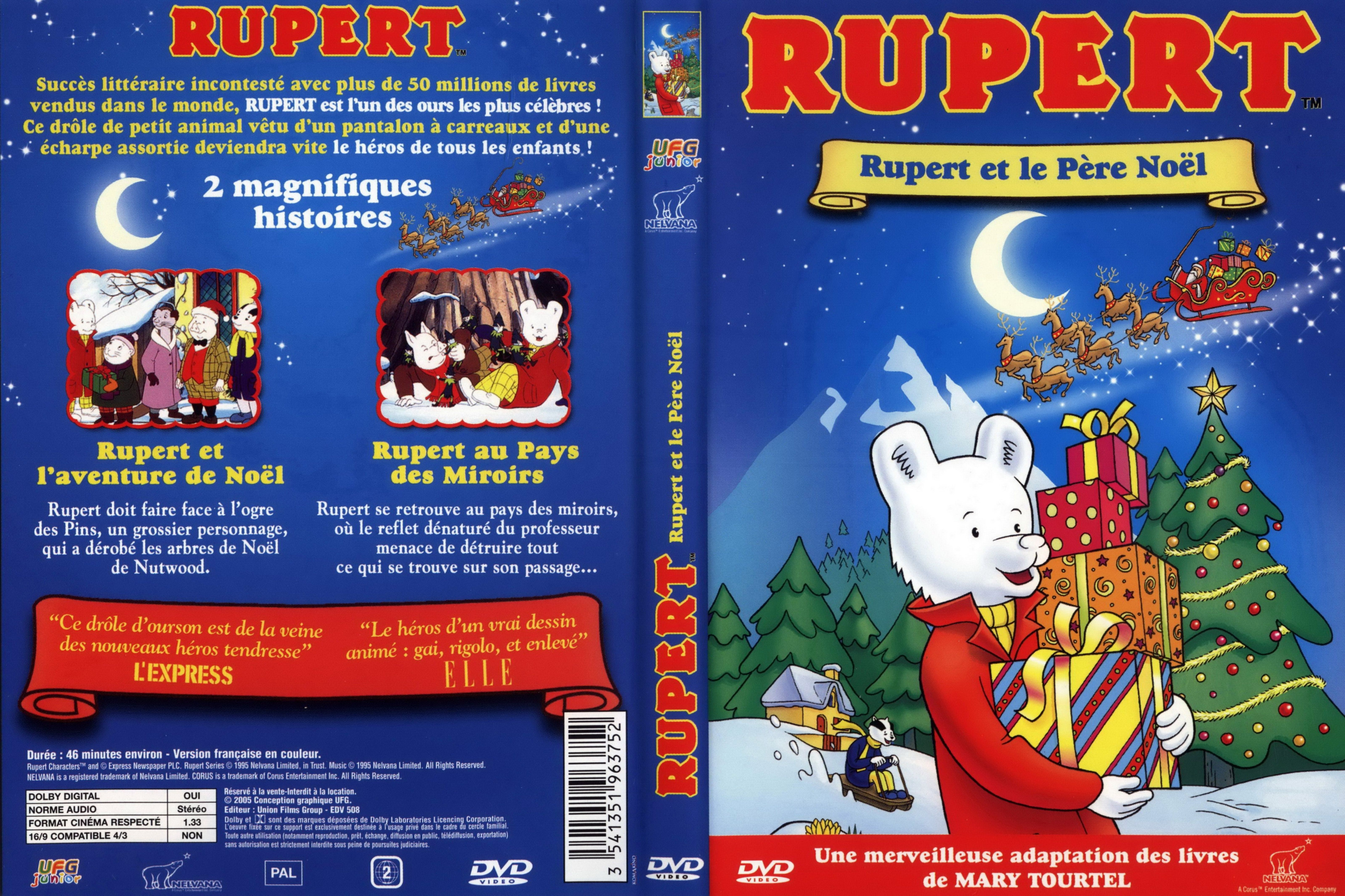 Jaquette DVD Rupert et le Pre Noel