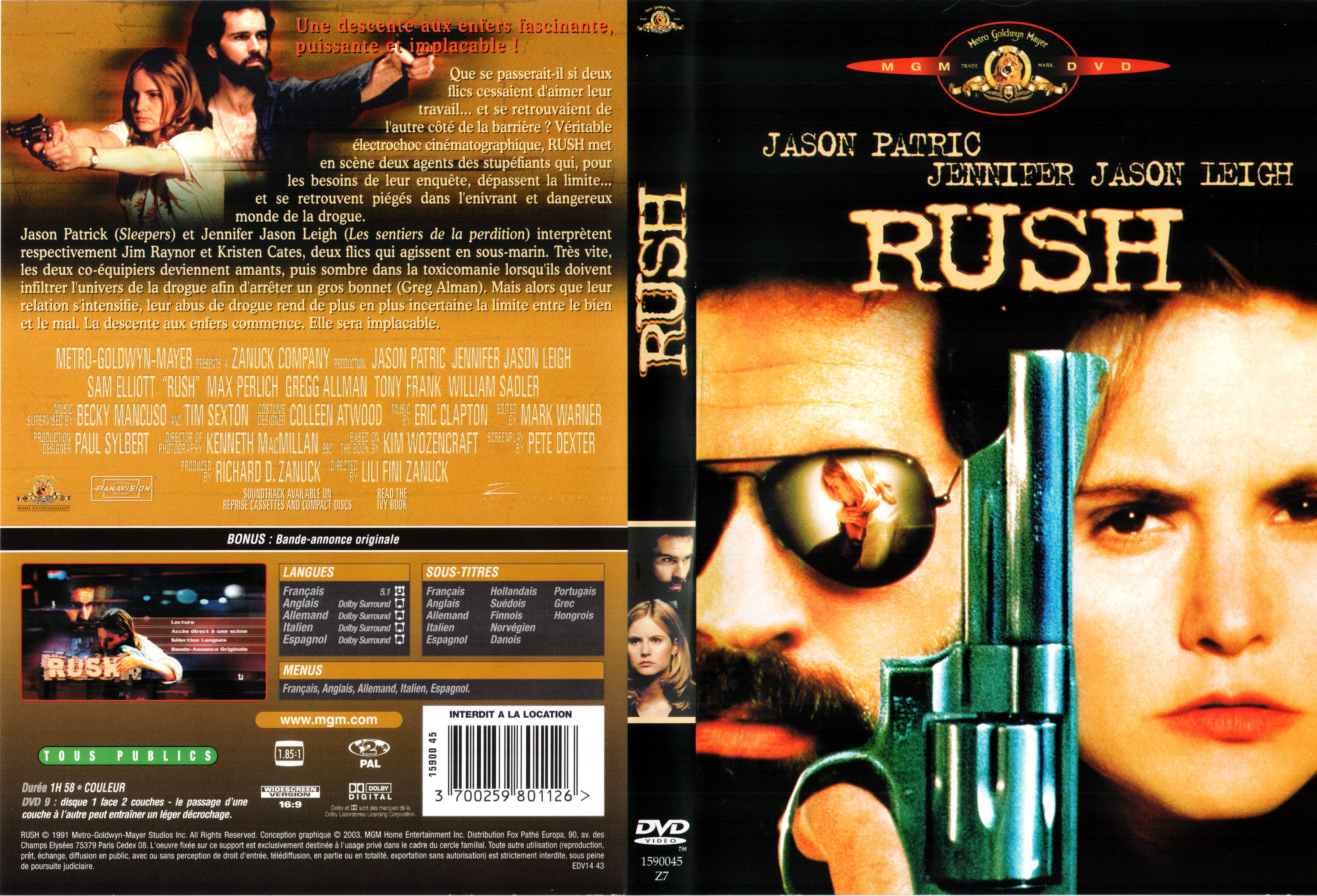 Jaquette DVD Rush