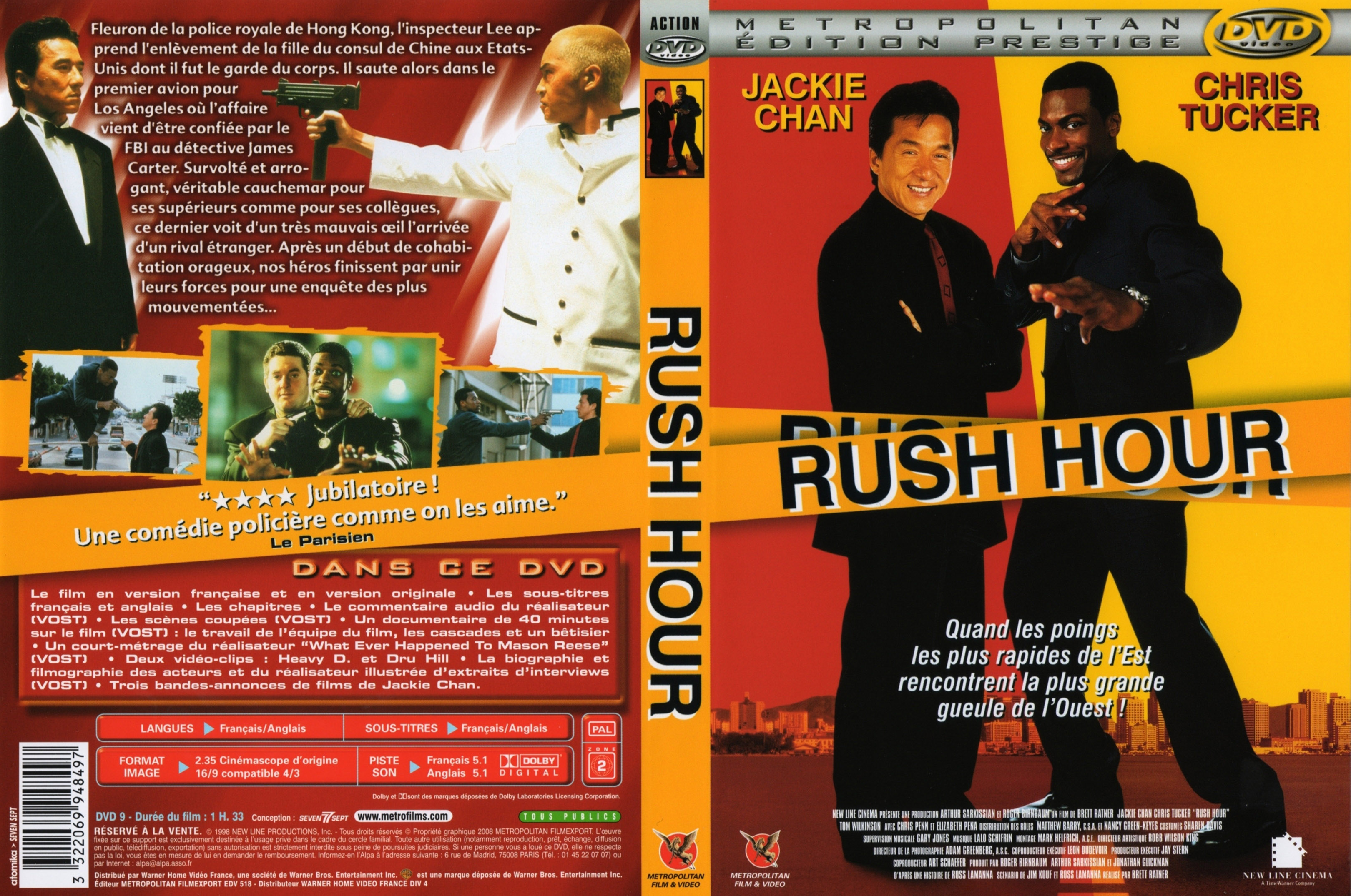 Jaquette DVD Rush hour