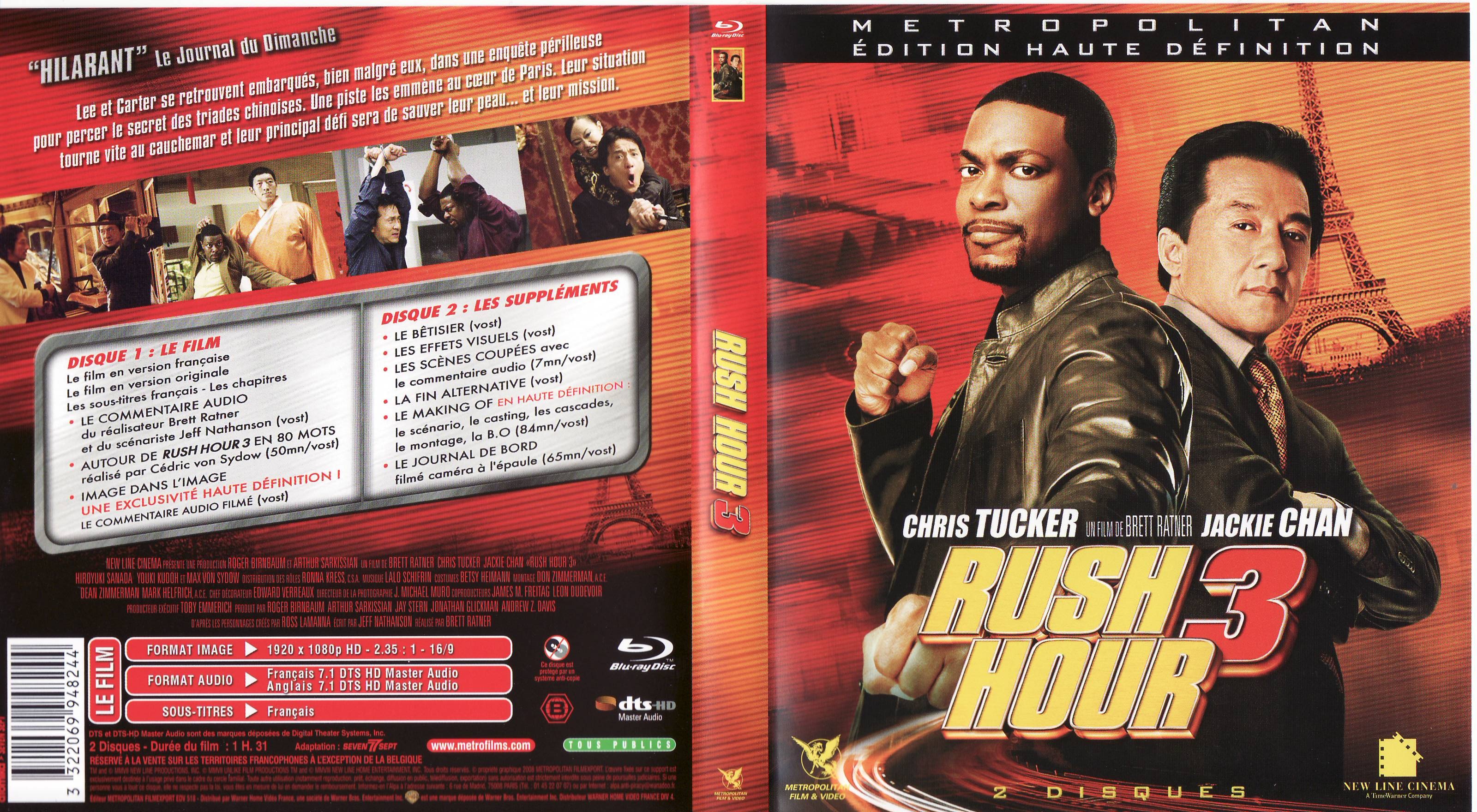 Jaquette DVD Rush hour 3 (BLU-RAY)