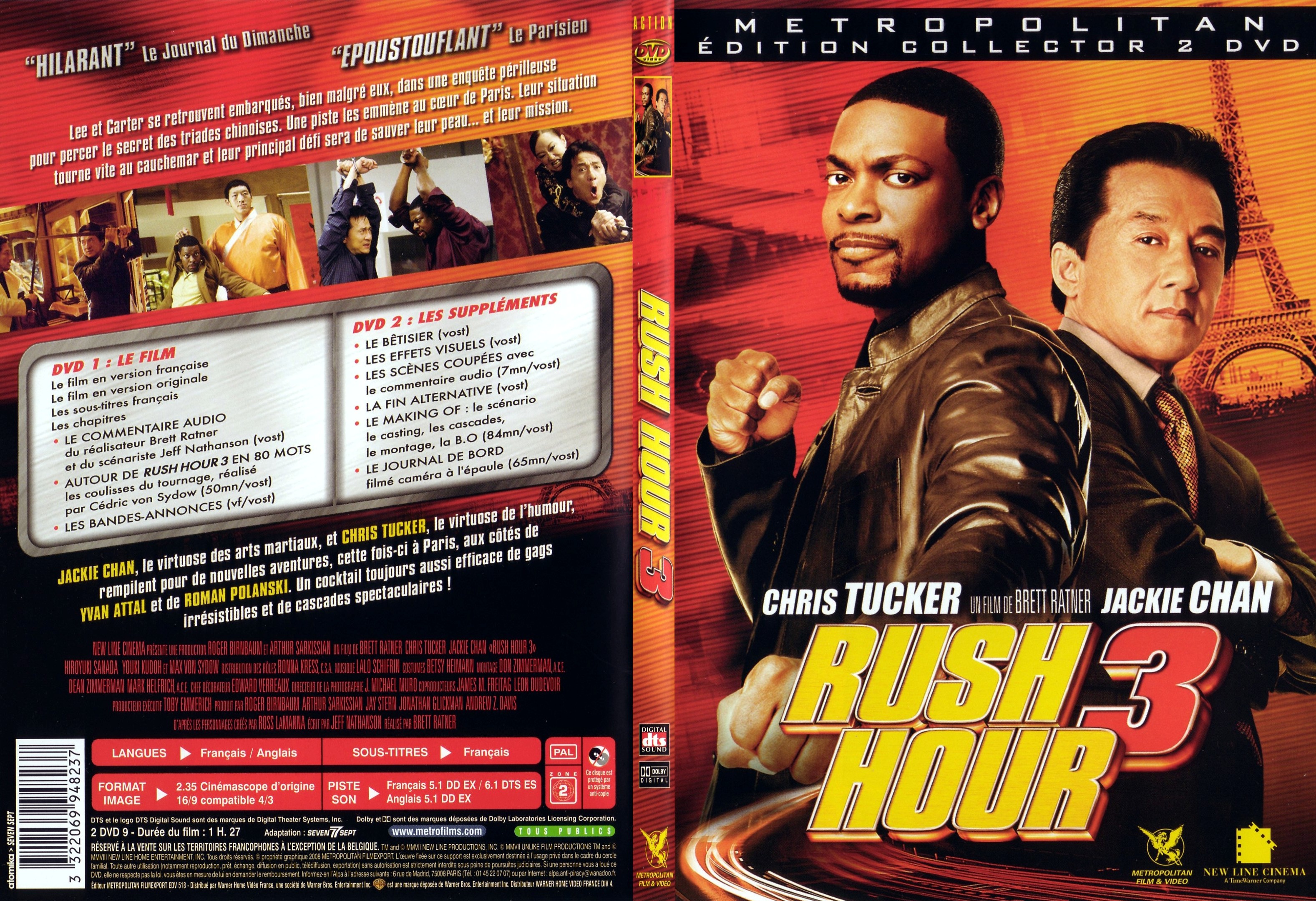 Jaquette DVD Rush hour 3 - SLIM v2