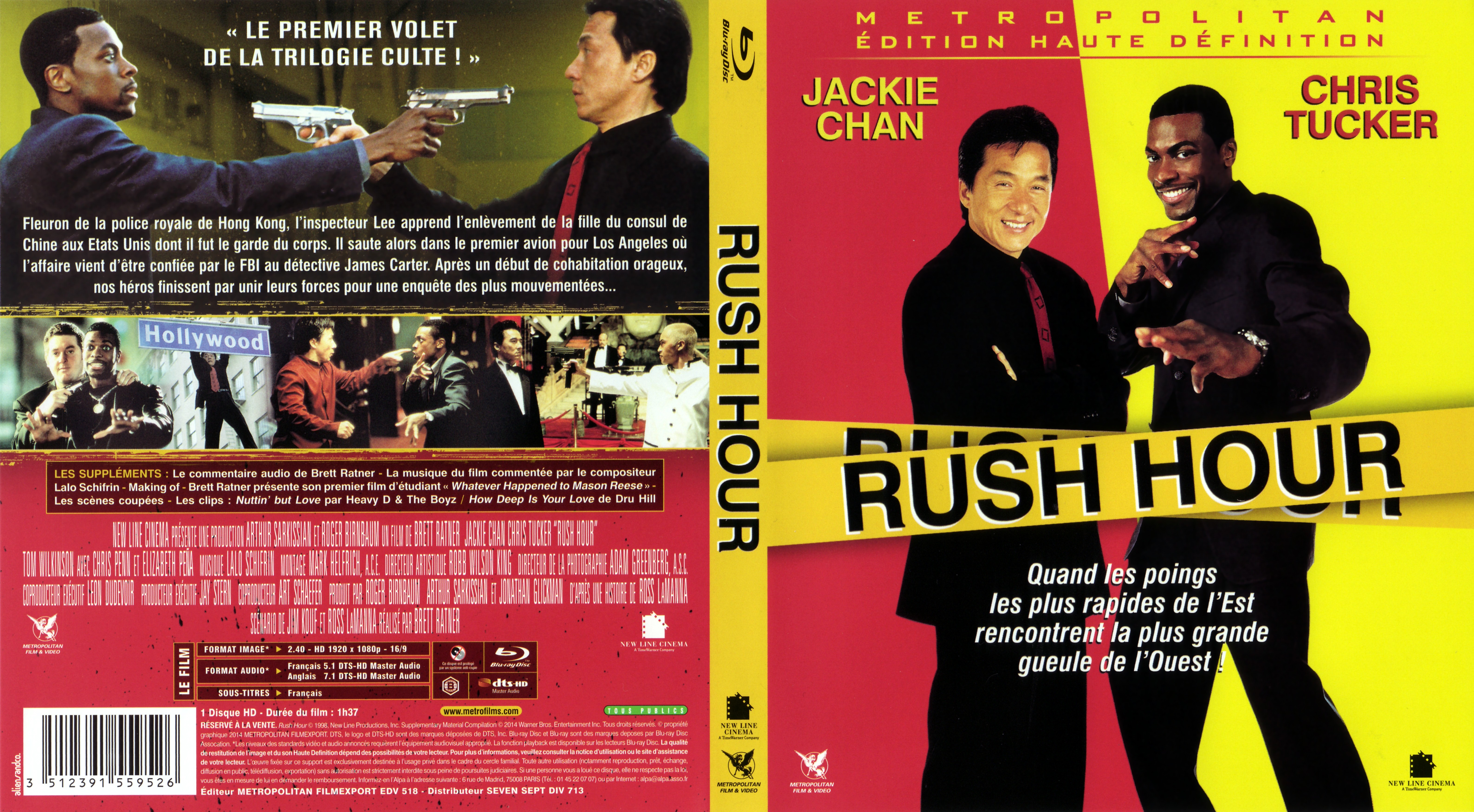 Jaquette DVD Rush hour (BLU-RAY)
