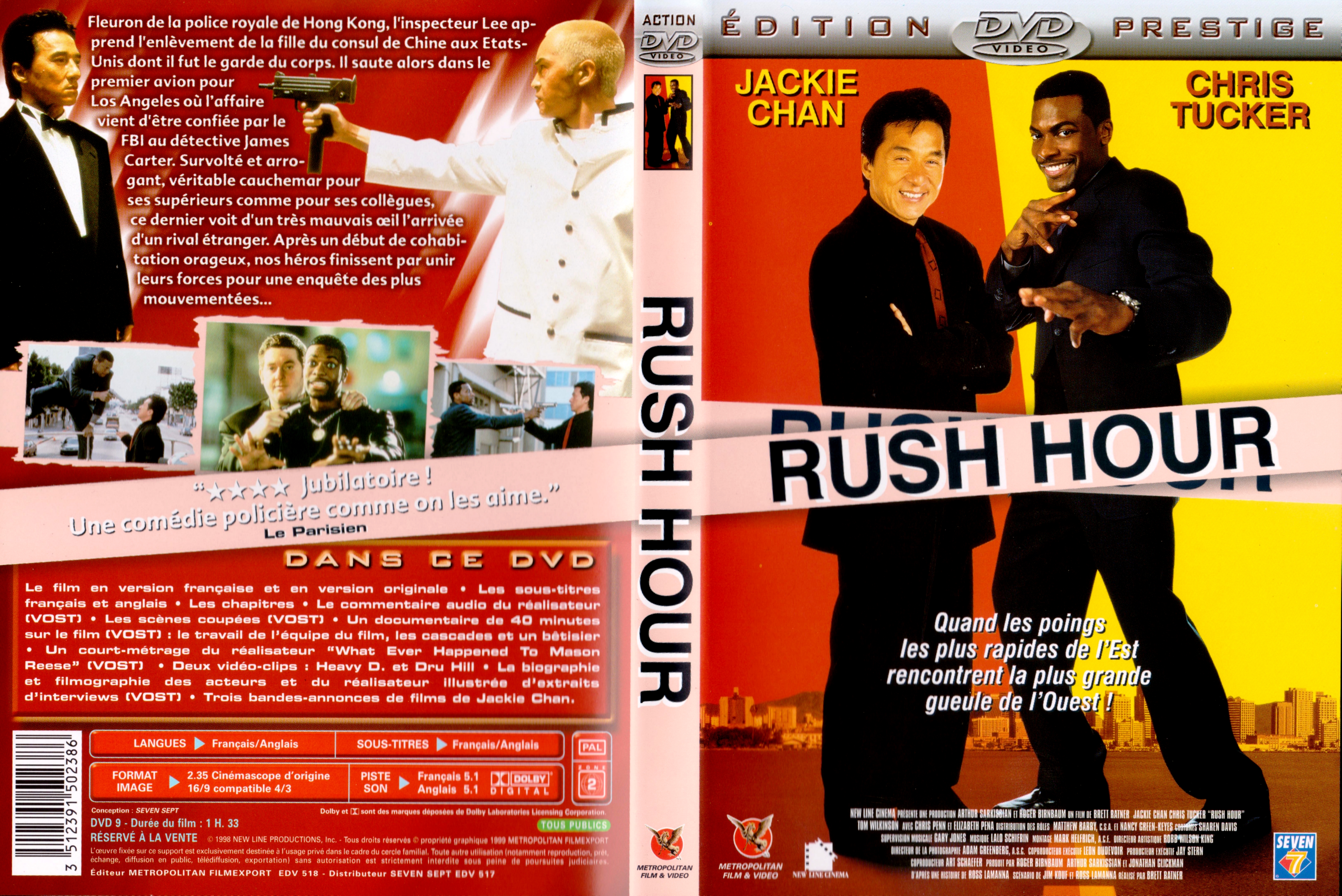 Jaquette DVD Rush hour v2