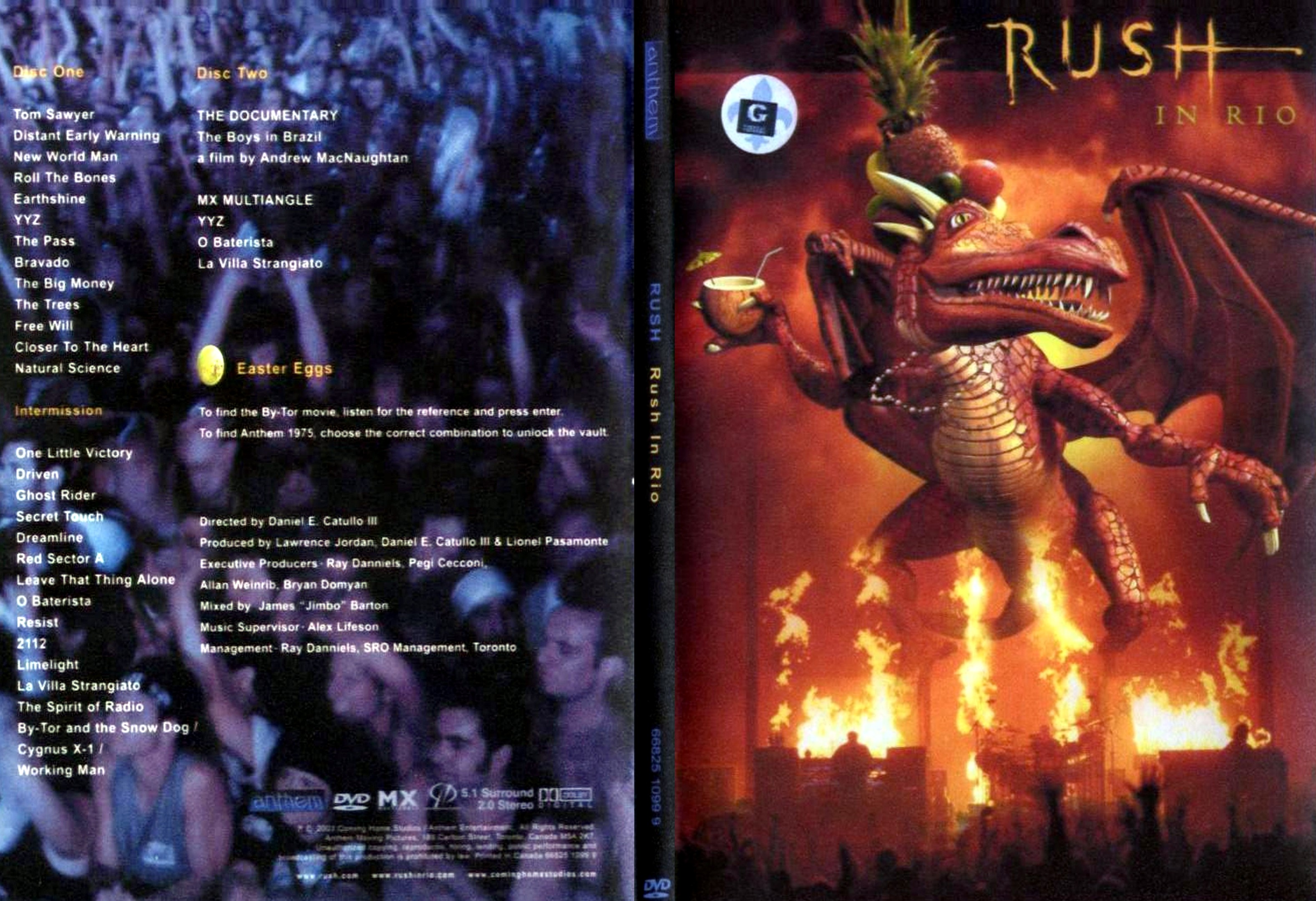 Jaquette DVD Rush in Rio - SLIM