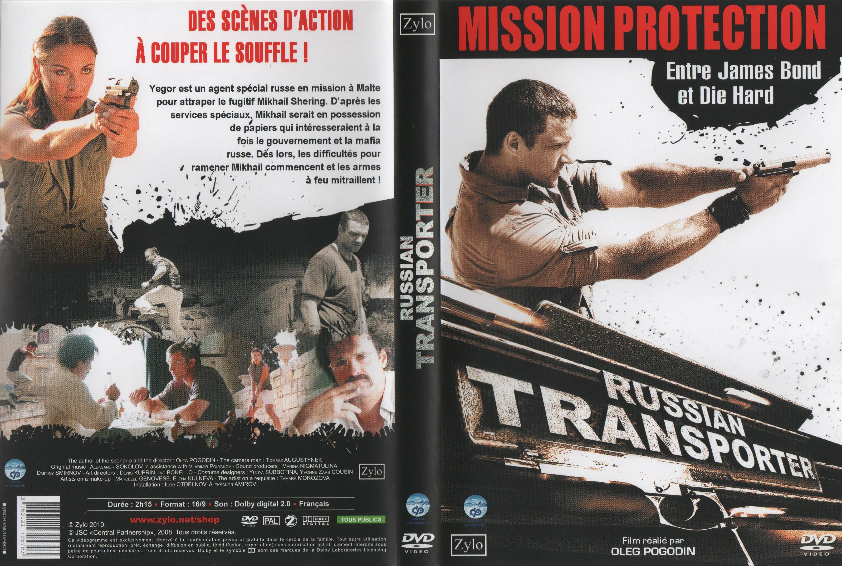 Jaquette DVD Russian transporter : Mission protection