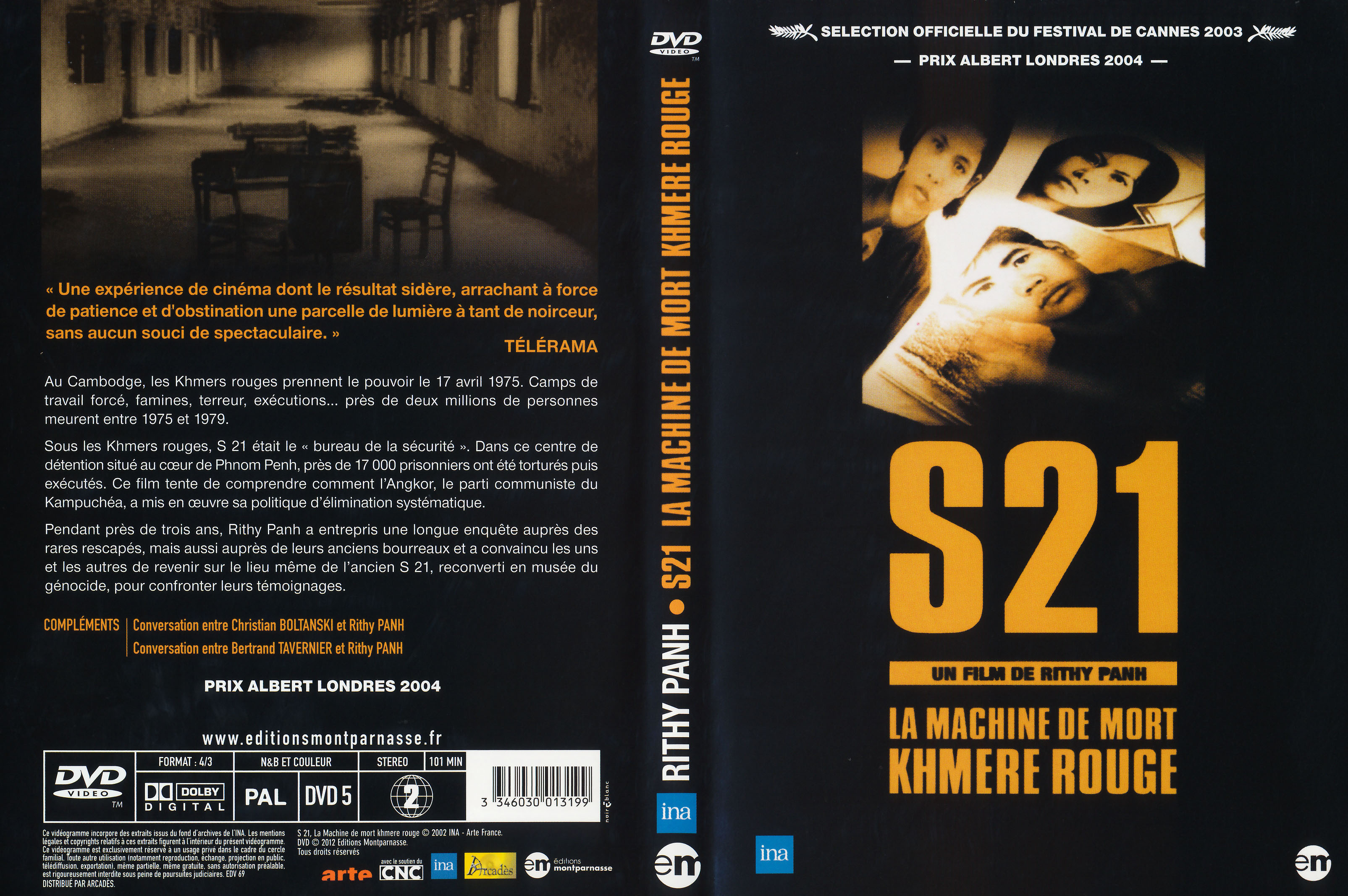 Jaquette DVD S21, la machine de mort Khmere Rouge