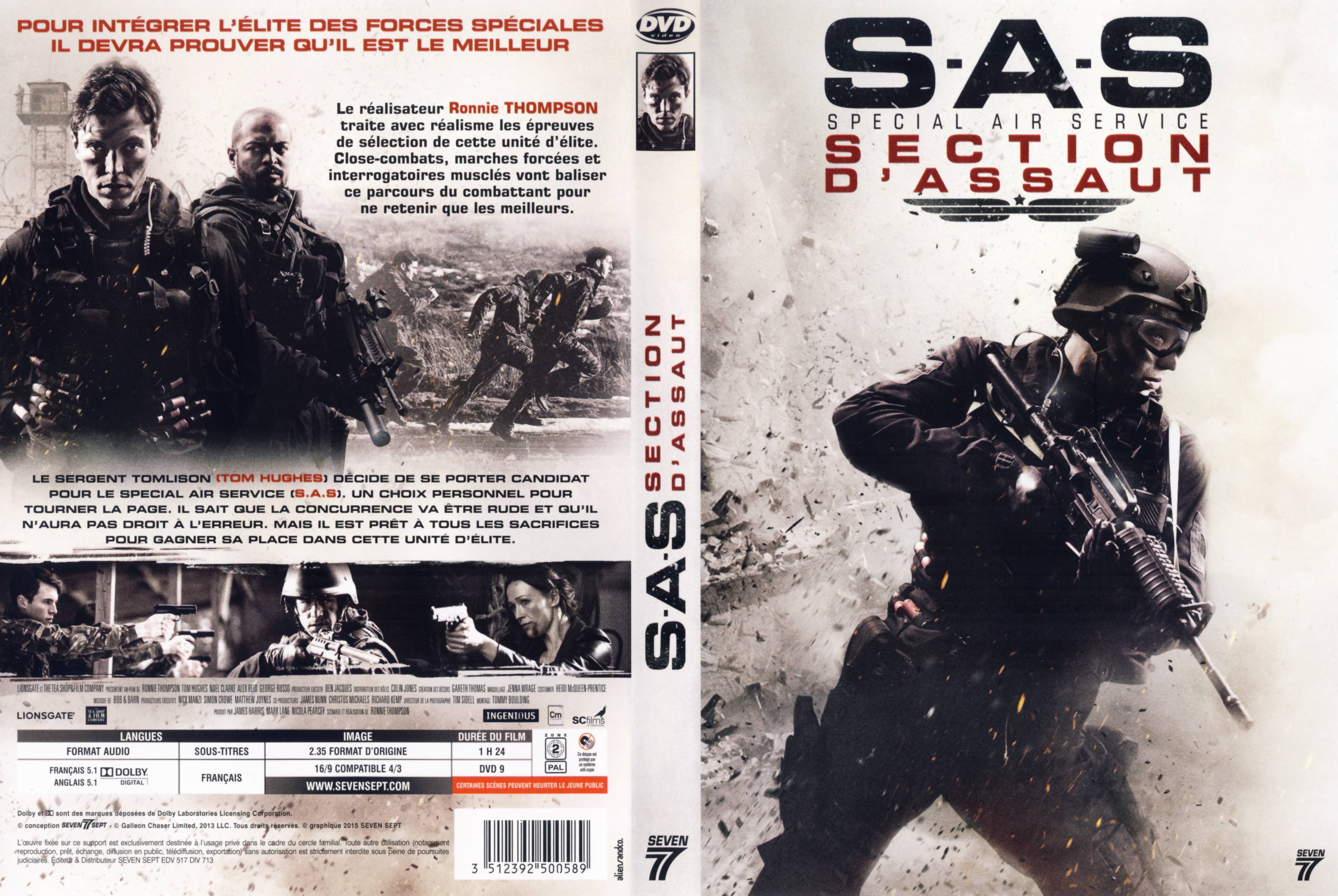 Jaquette DVD SAS Section d