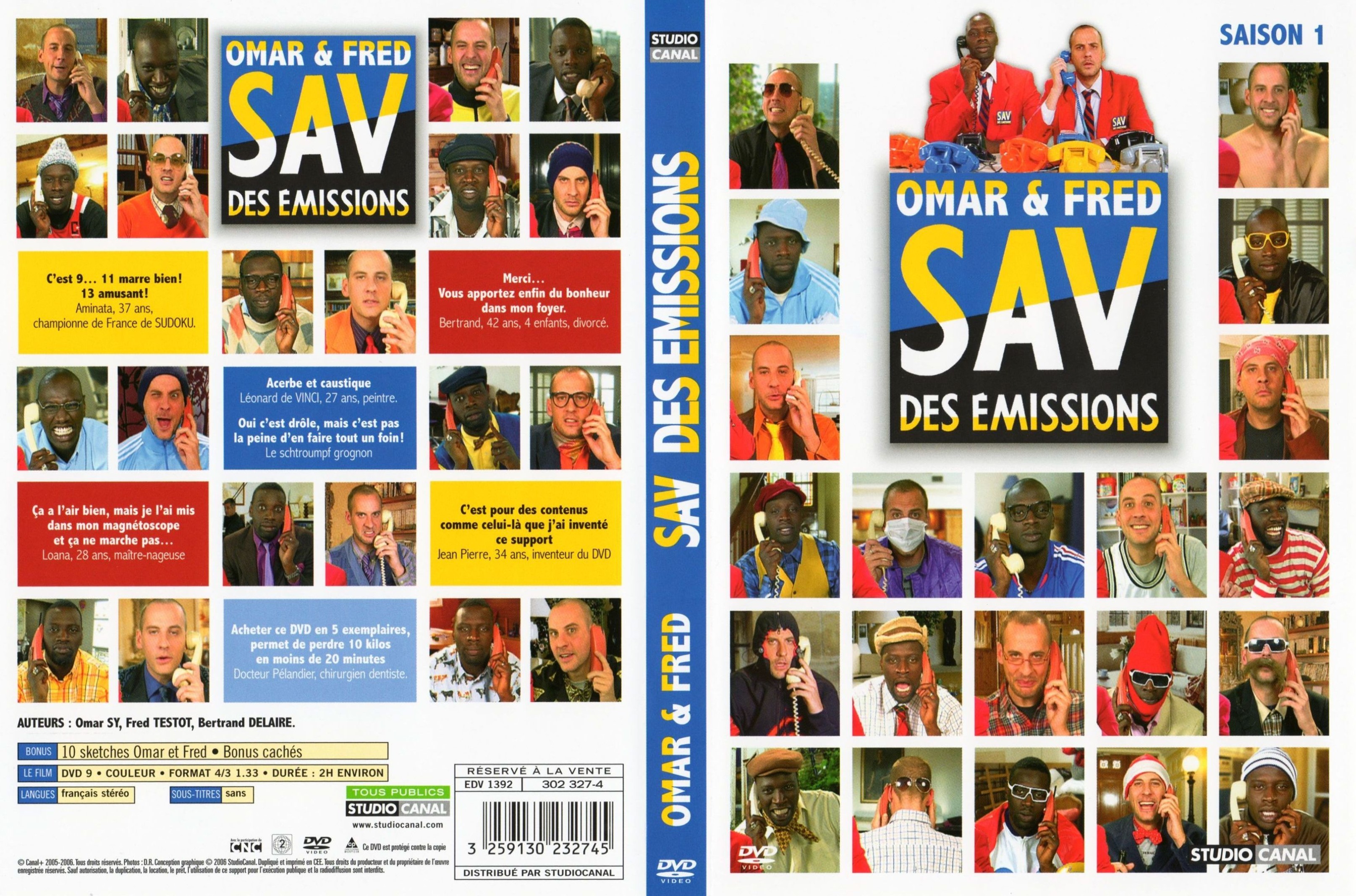 Jaquette DVD SAV des emissions Saison 1