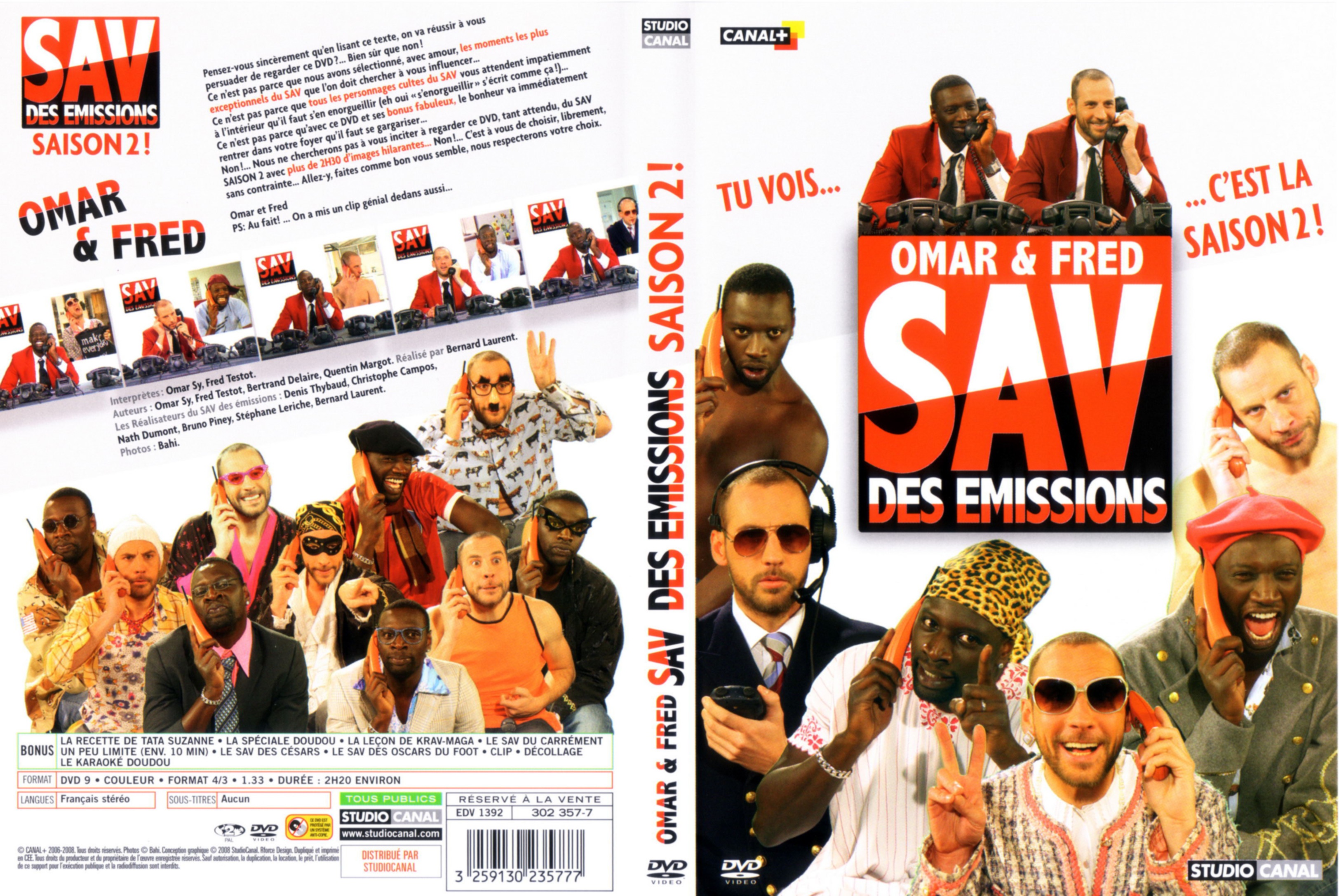 Jaquette DVD SAV des emissions Saison 2