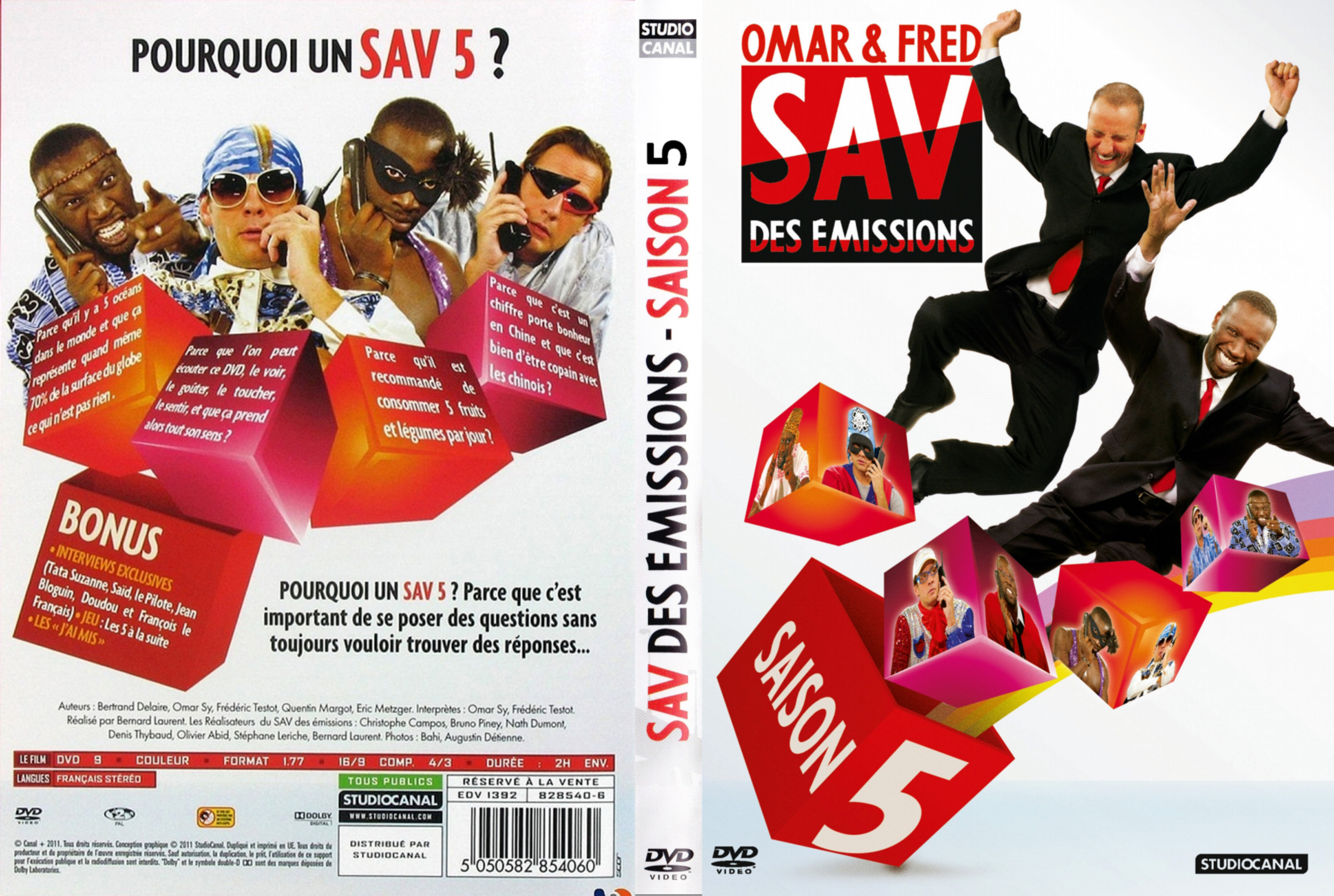 Jaquette DVD SAV des emissions Saison 5