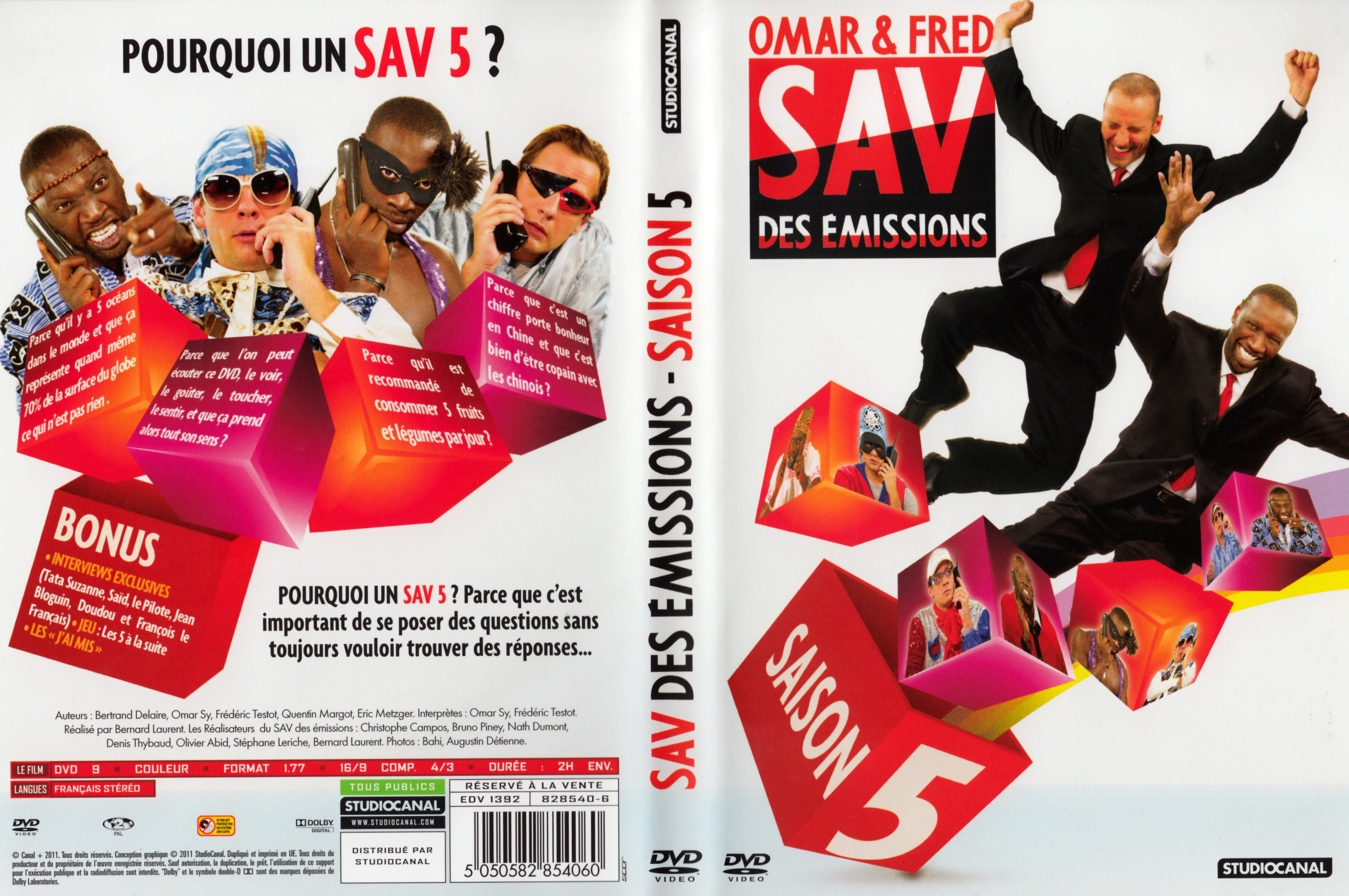 Jaquette DVD SAV des emissions Saison 5 v2