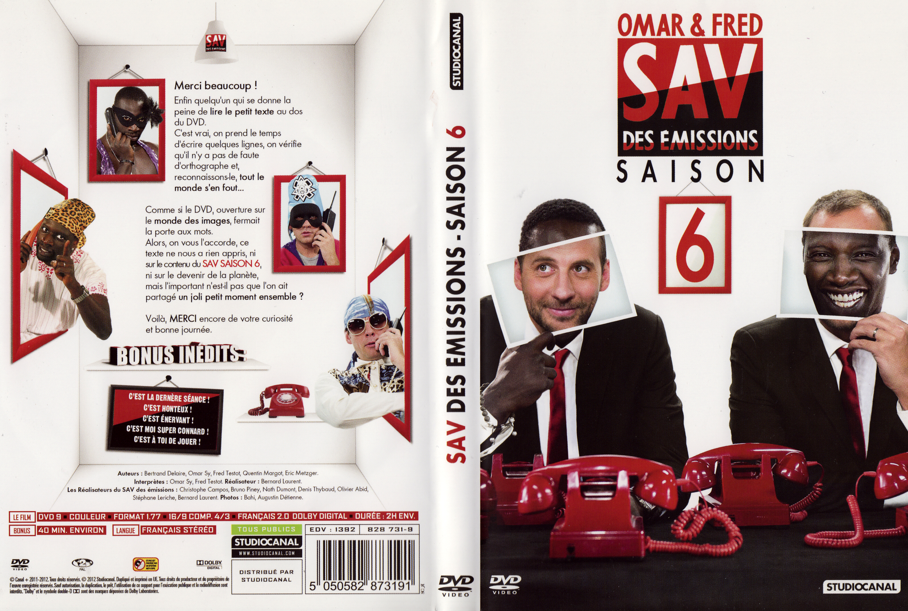 Jaquette DVD SAV des emissions Saison 6