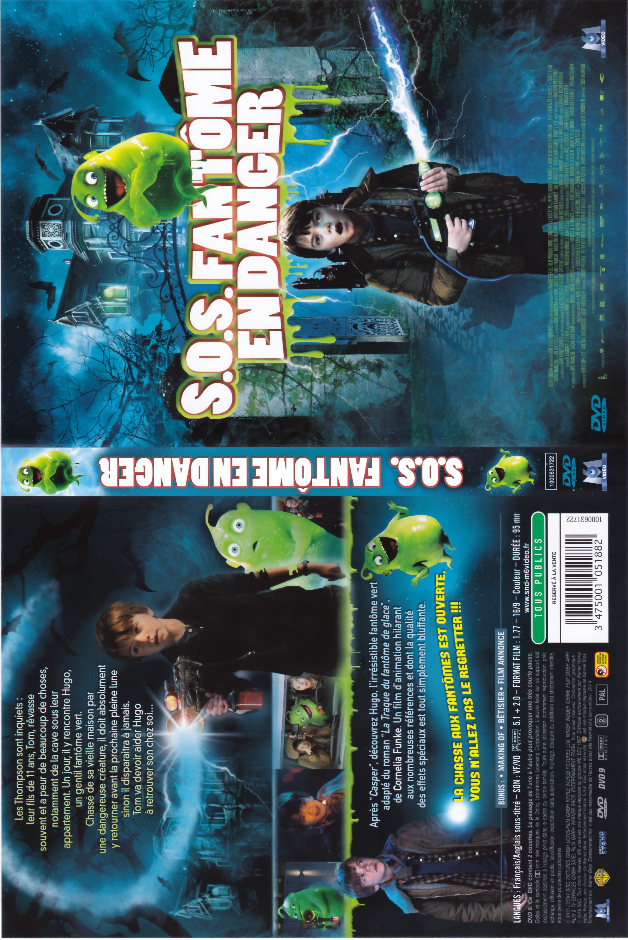 Jaquette DVD SOS Fantome en Danger