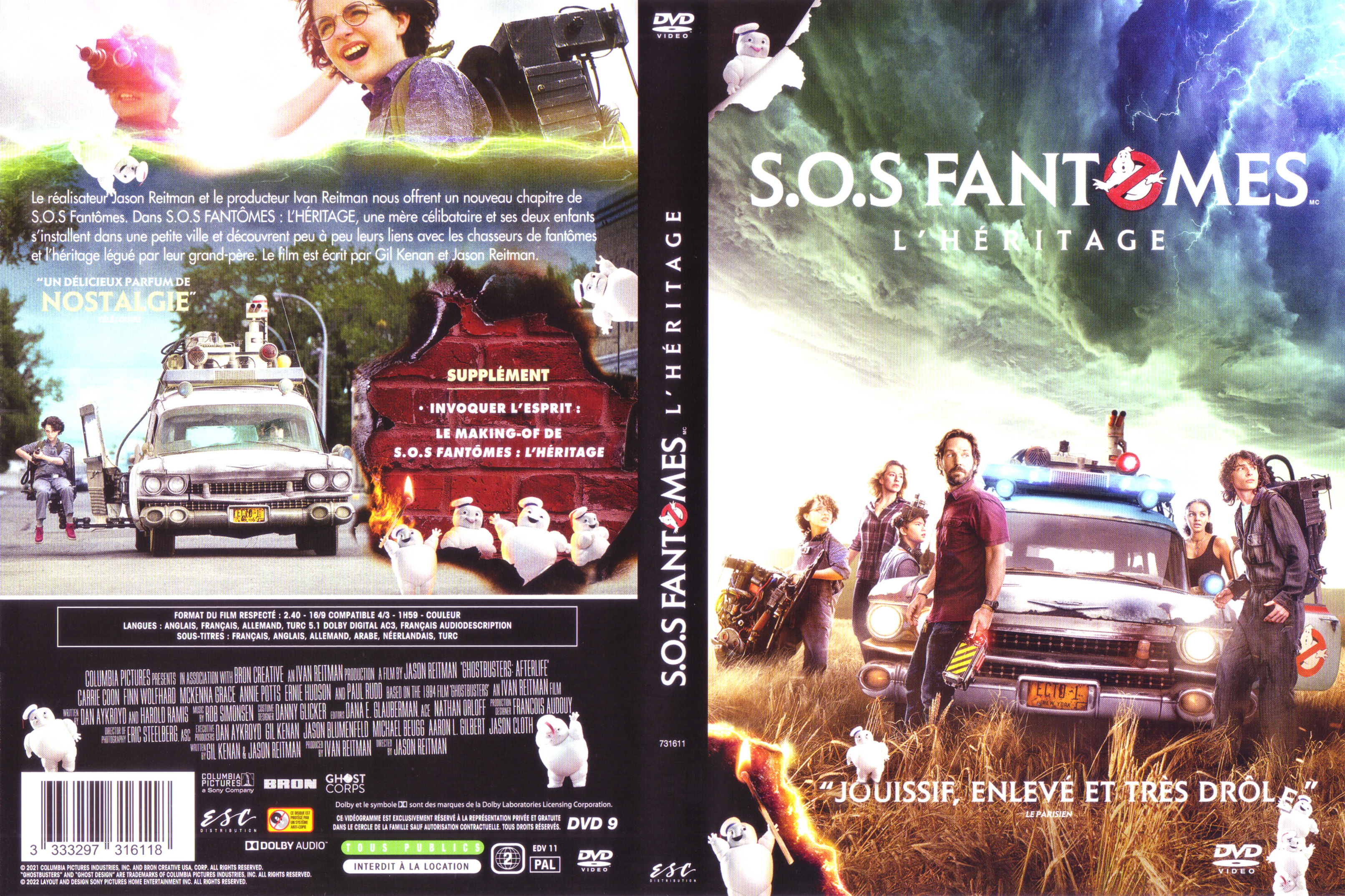 Jaquette DVD SOS Fantomes L