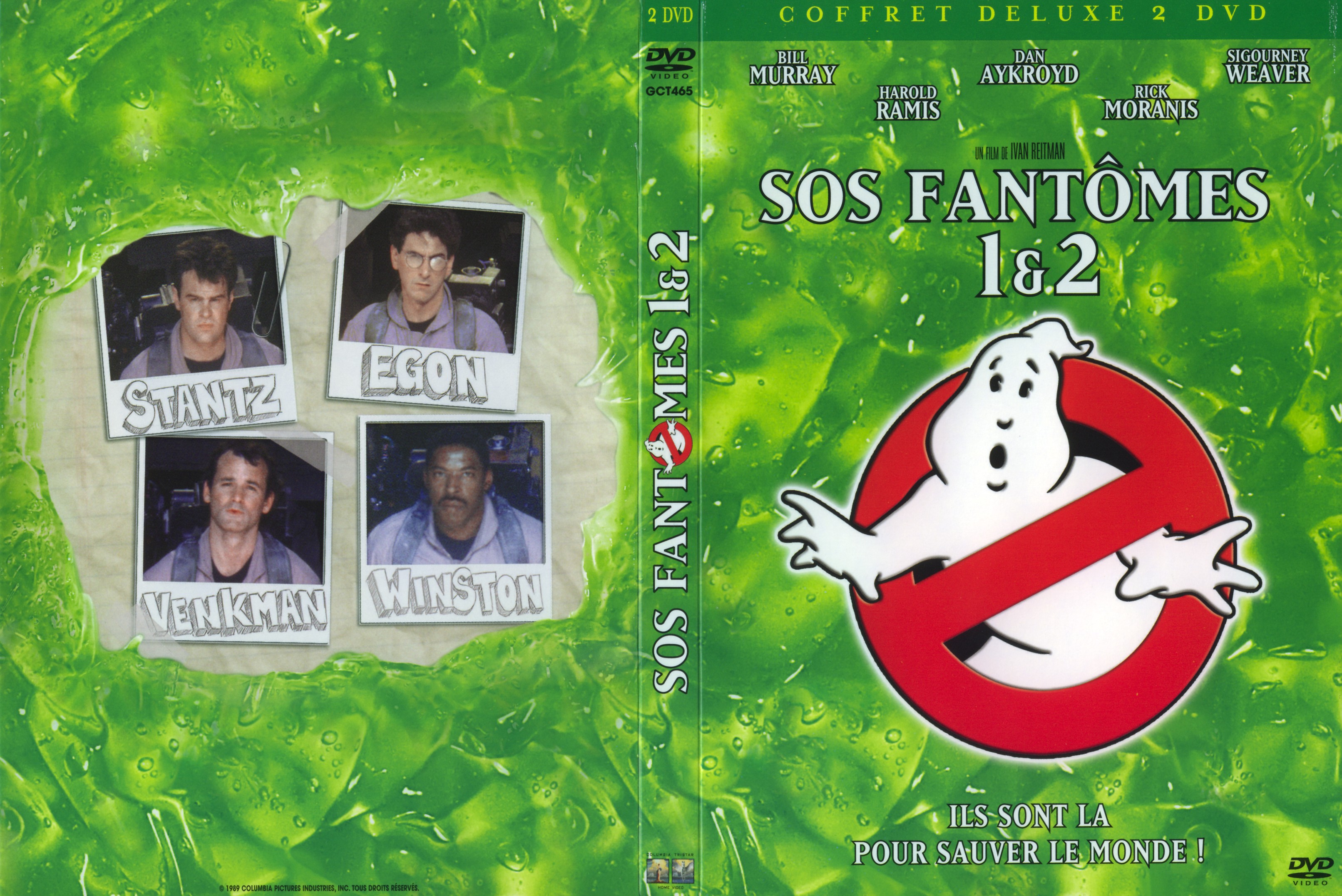 Jaquette DVD SOS fantomes 1 et 2