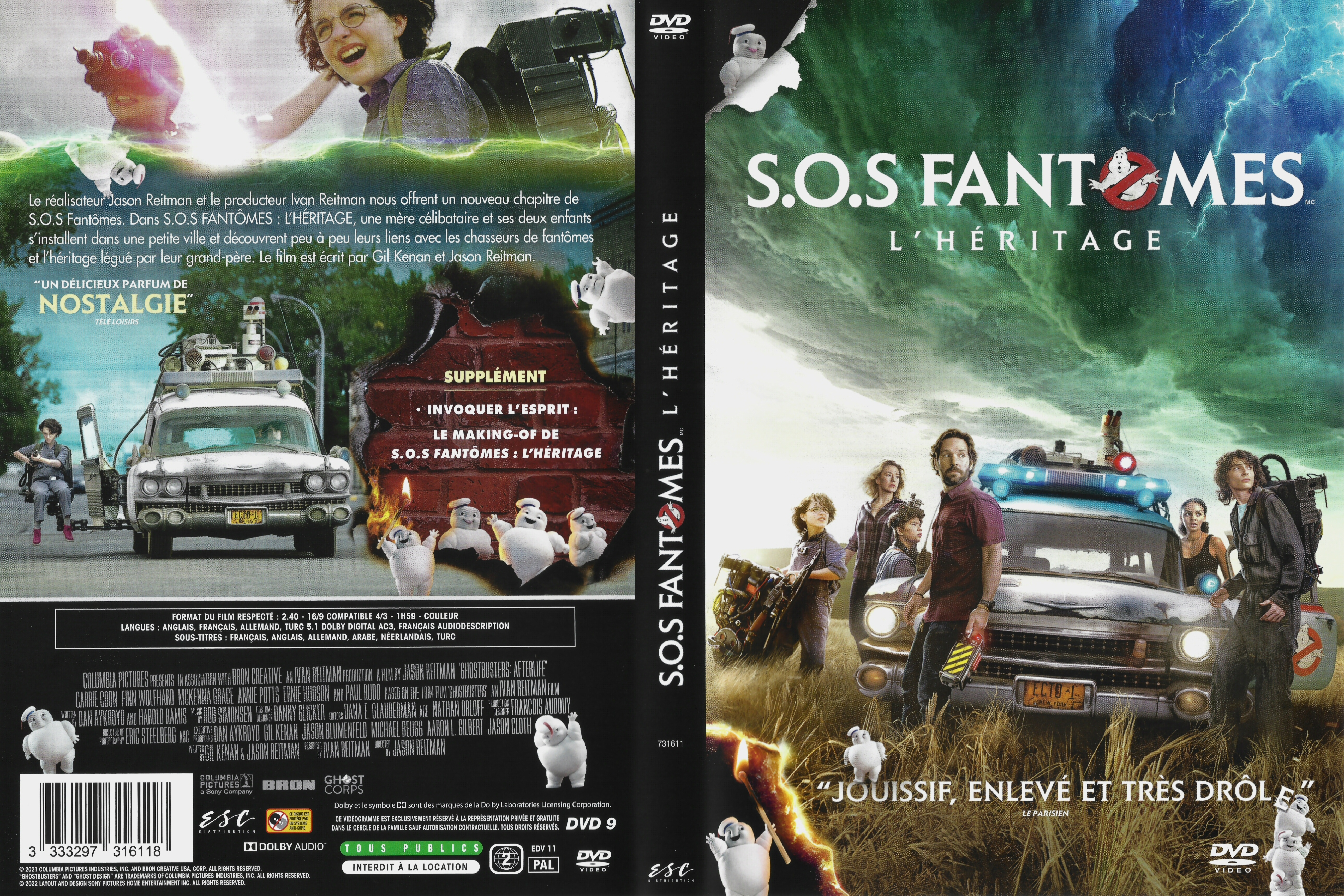 Jaquette DVD SOS fantomes l