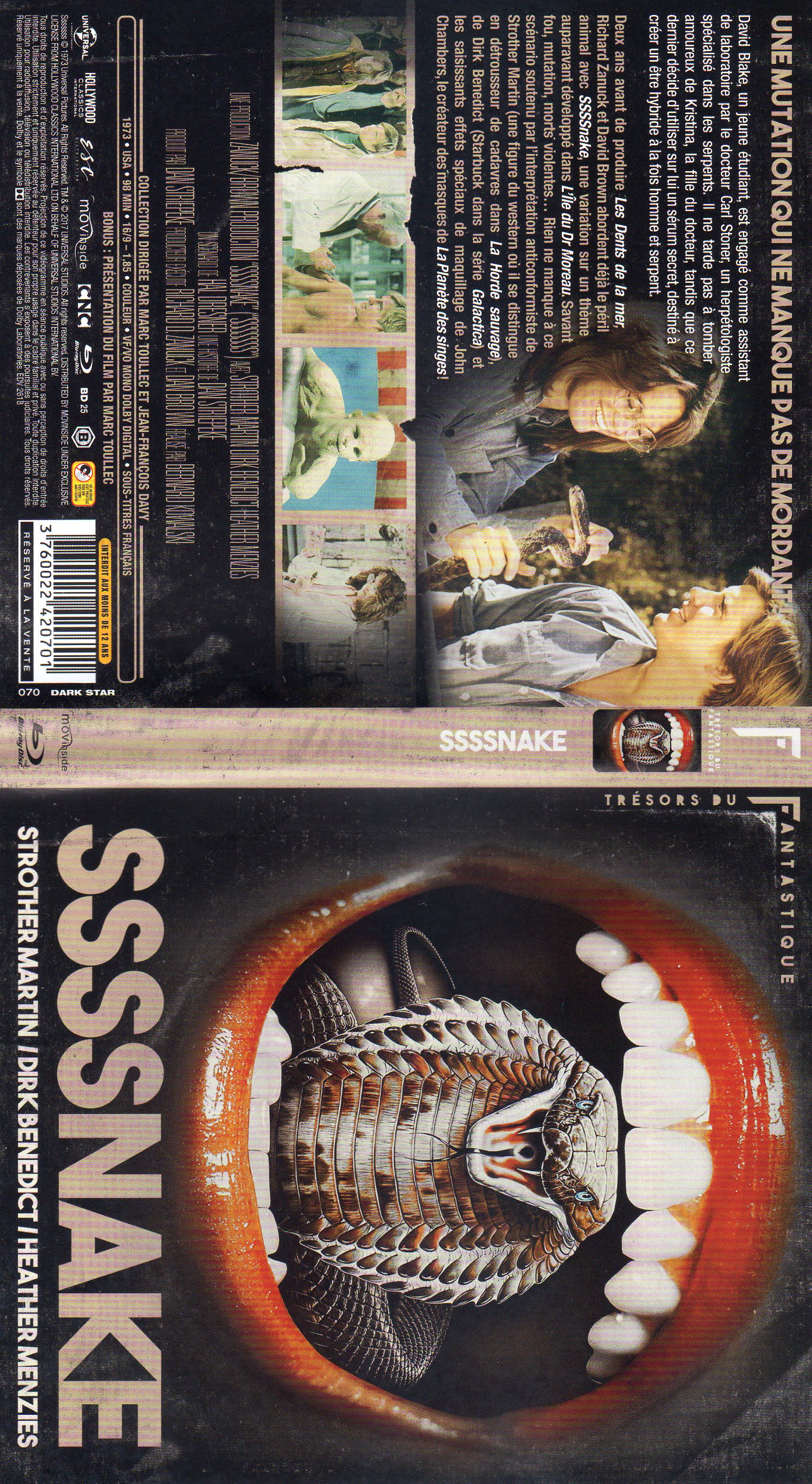 Jaquette DVD SSSSnake (BLU-RAY)