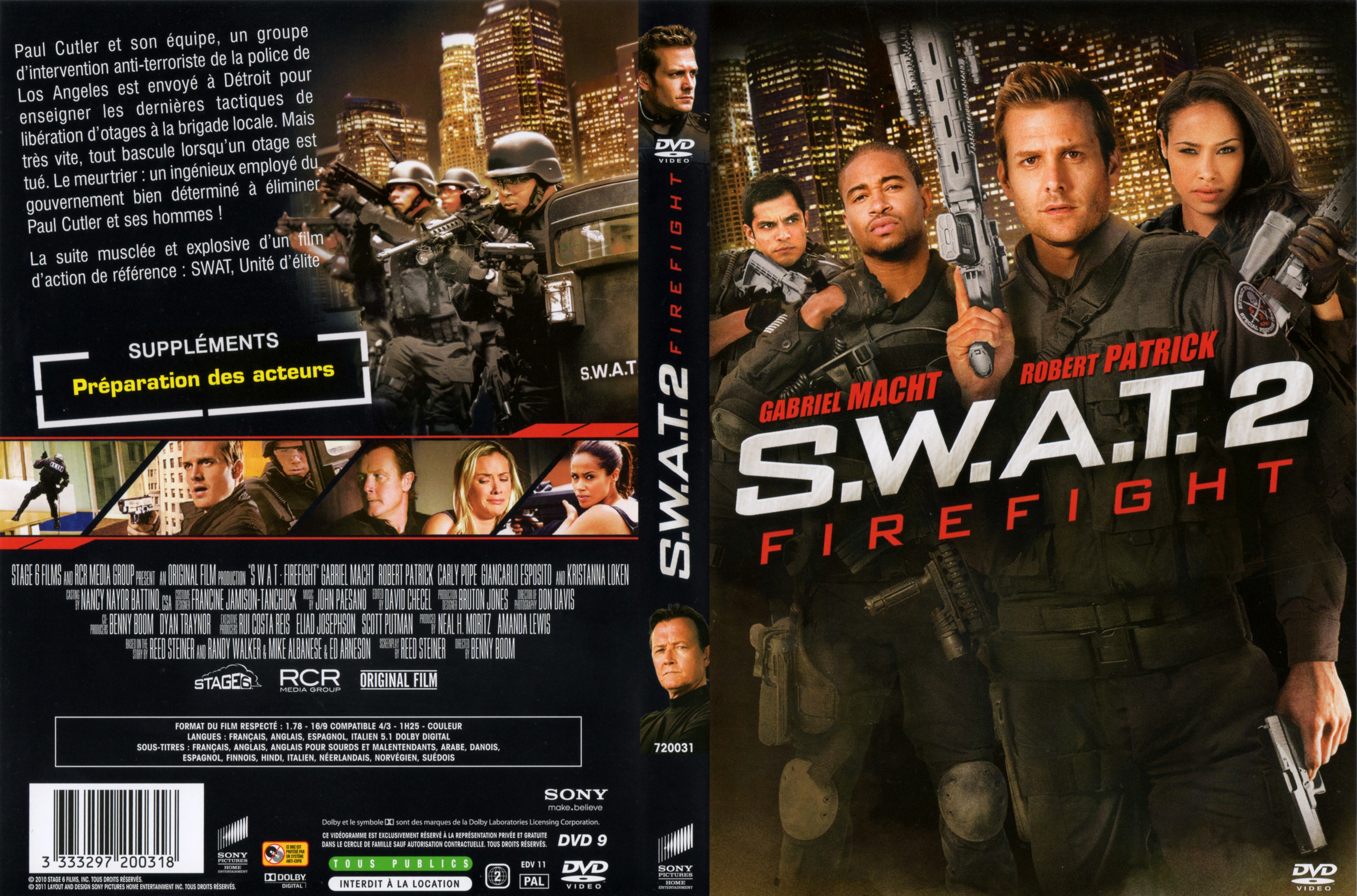 Jaquette DVD SWAT 2 firefight