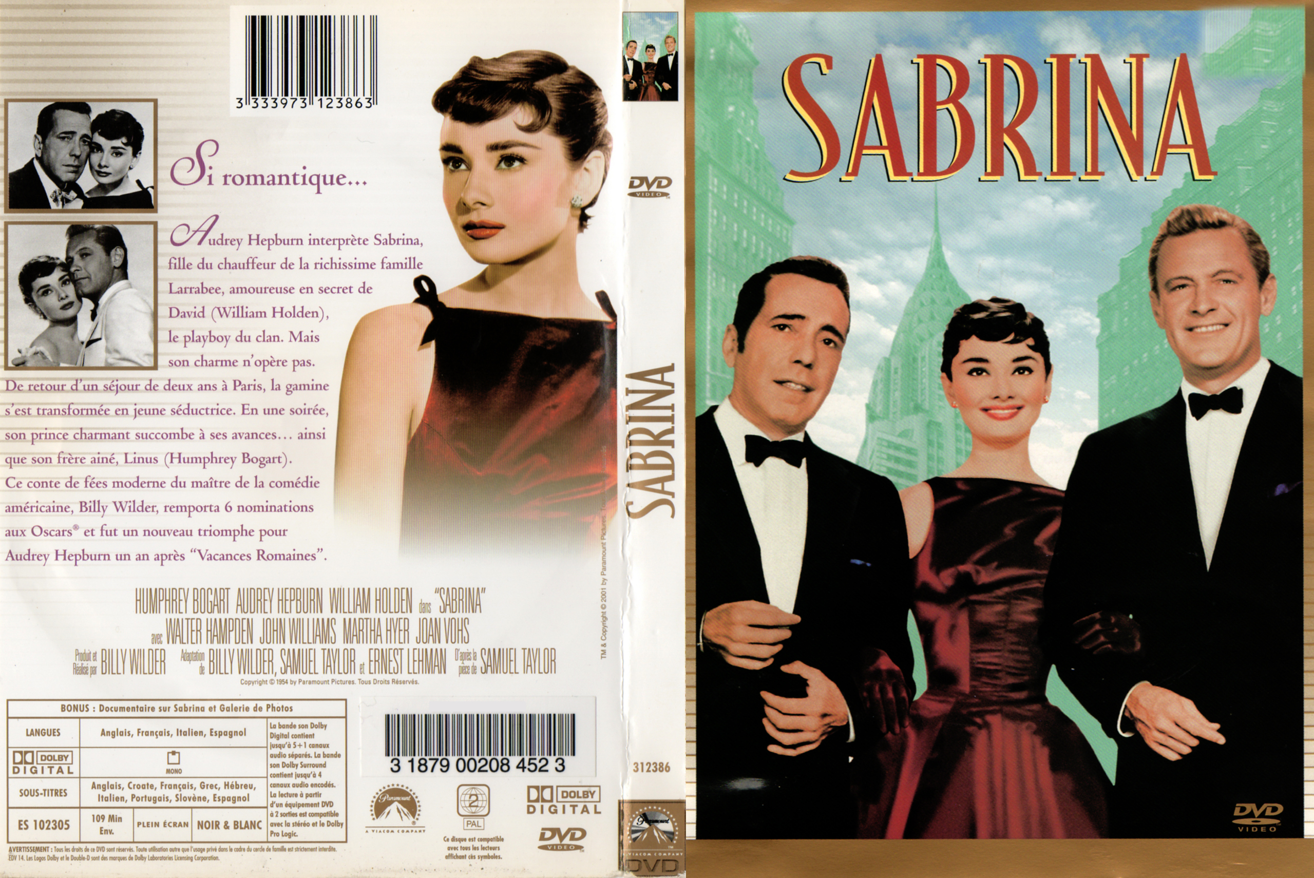 Jaquette DVD Sabrina v2