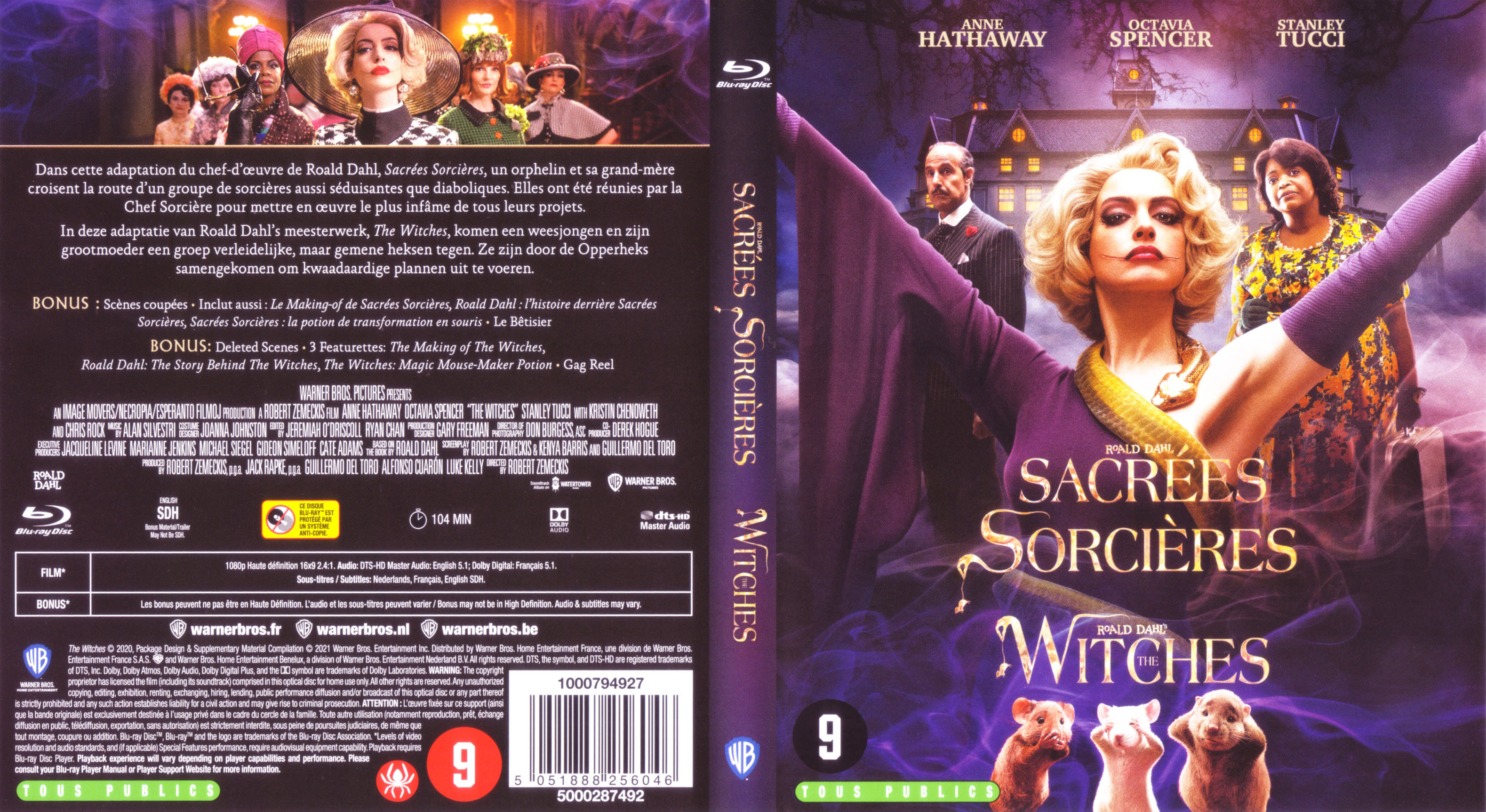 Jaquette DVD Sacres sorcires (BLU-RAY)