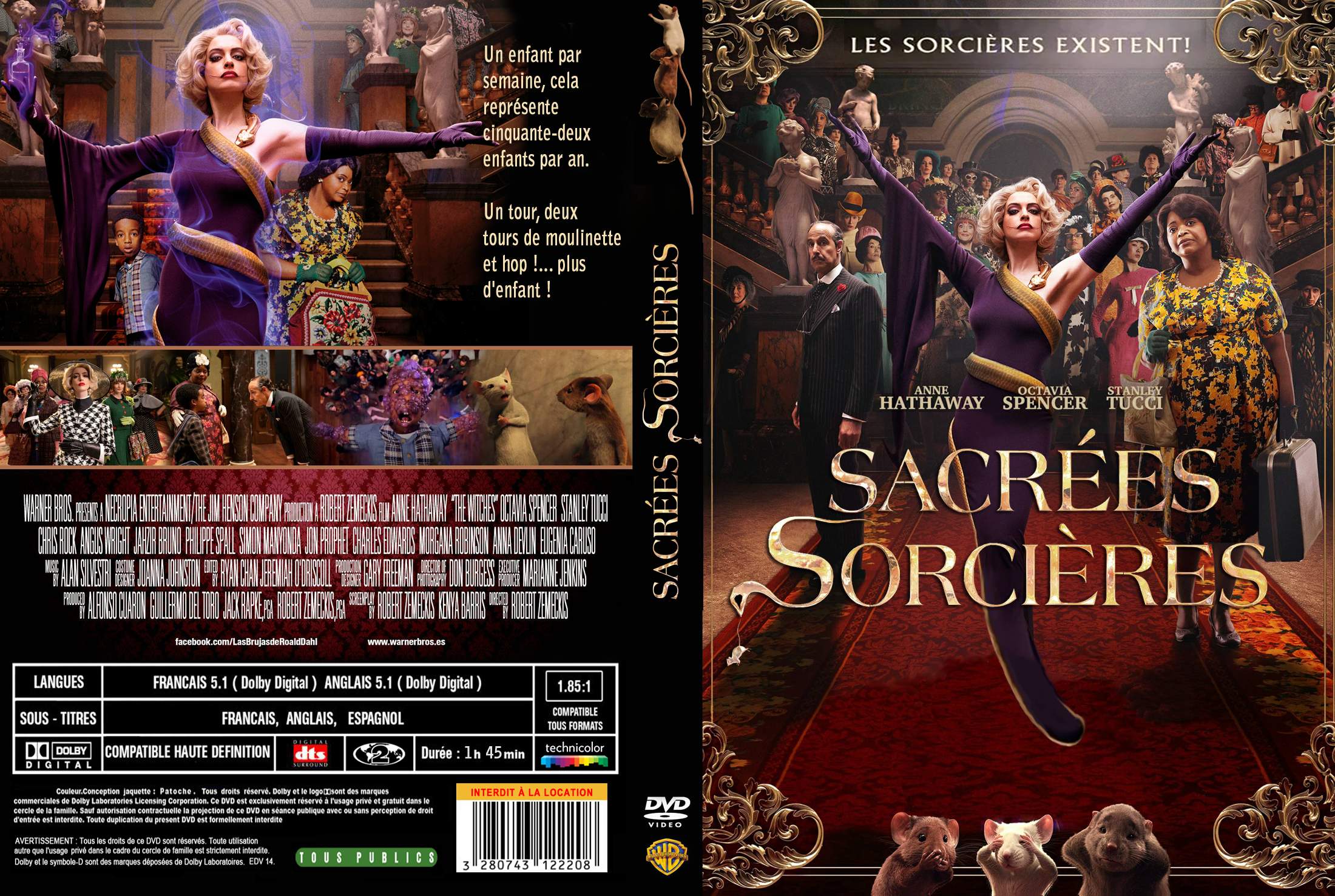 Jaquette DVD Sacres sorcires custom