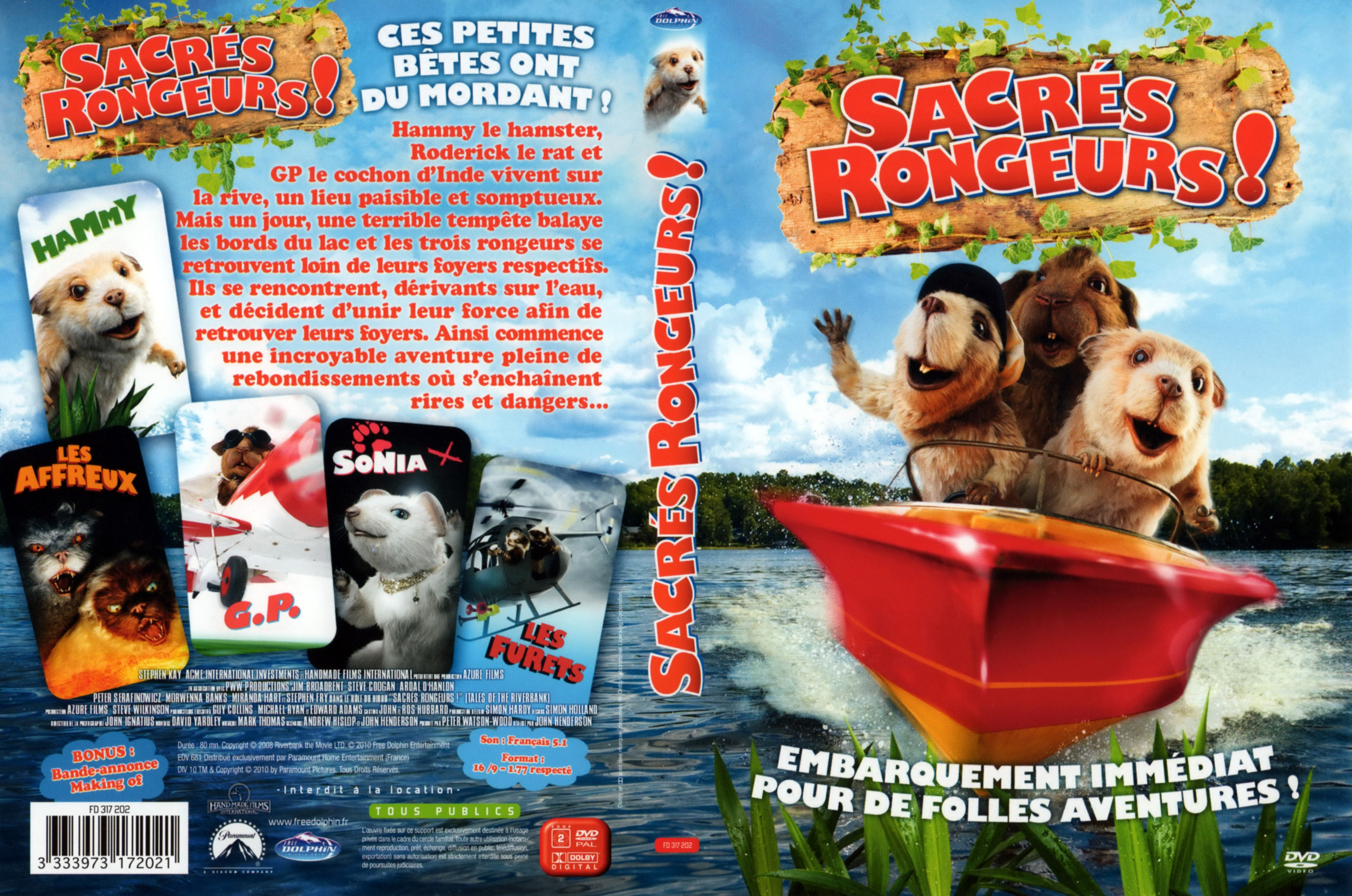 Jaquette DVD Sacres rongeurs