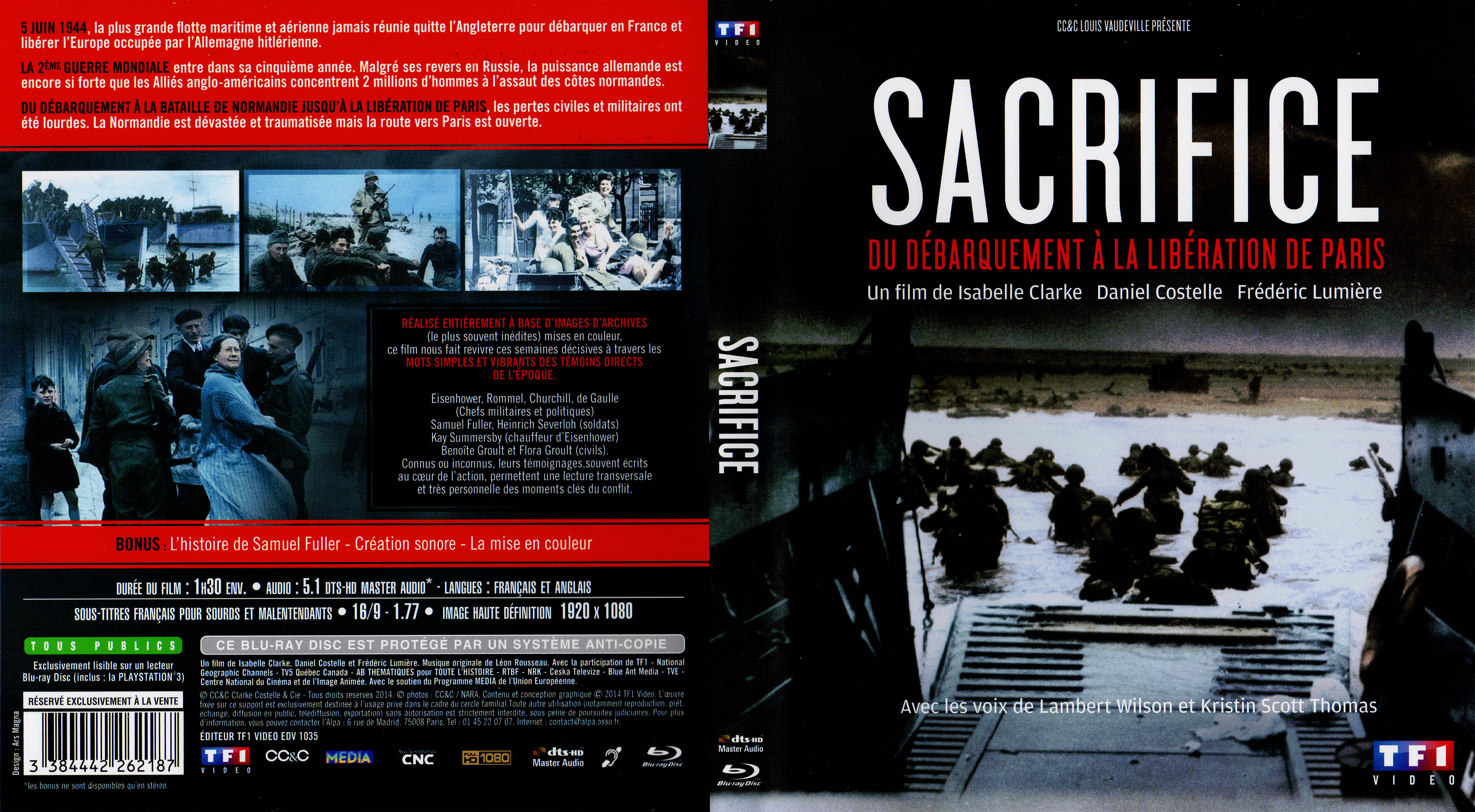 Jaquette DVD Sacrifice (BLU-RAY)