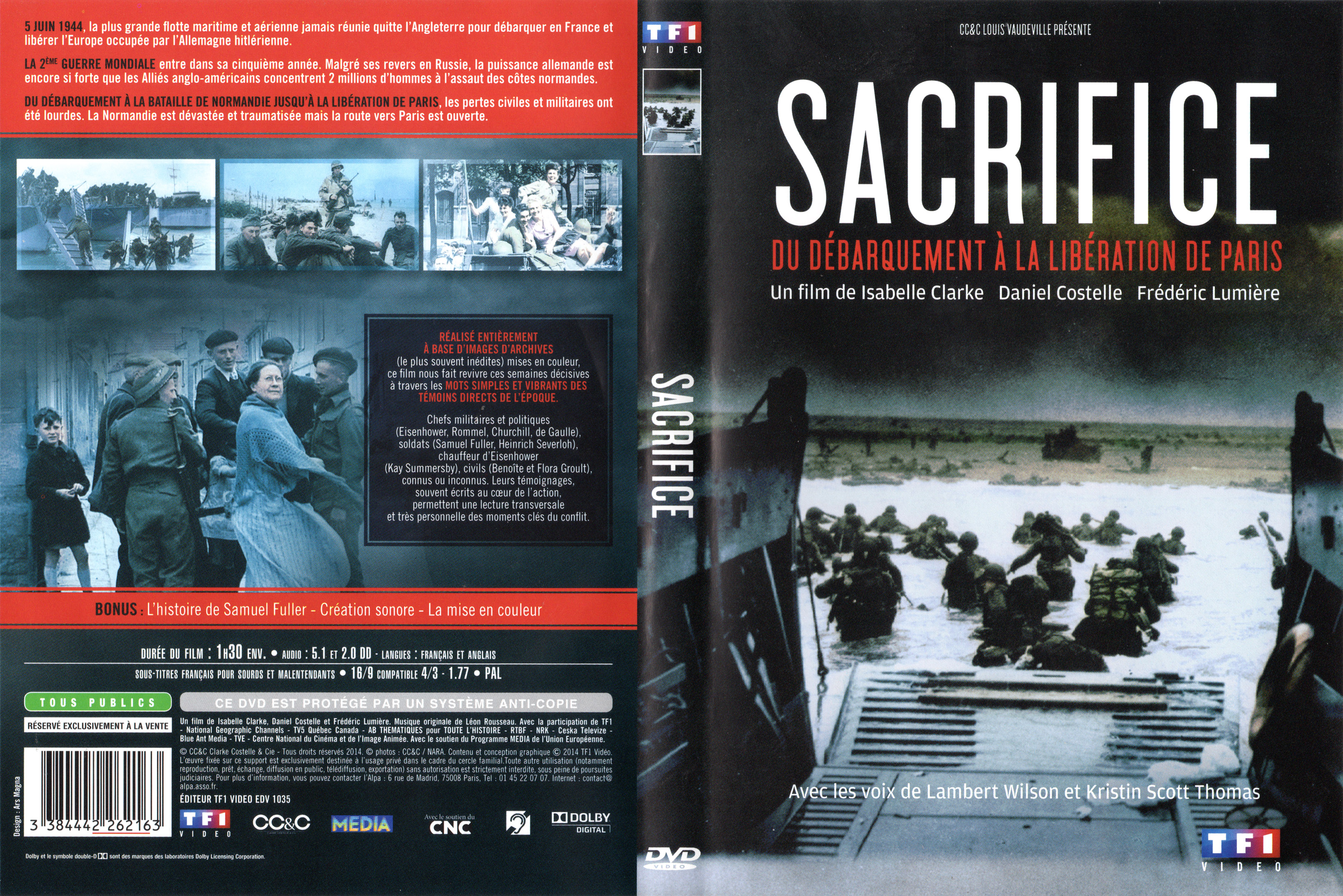 Jaquette DVD Sacrifice (Doc)