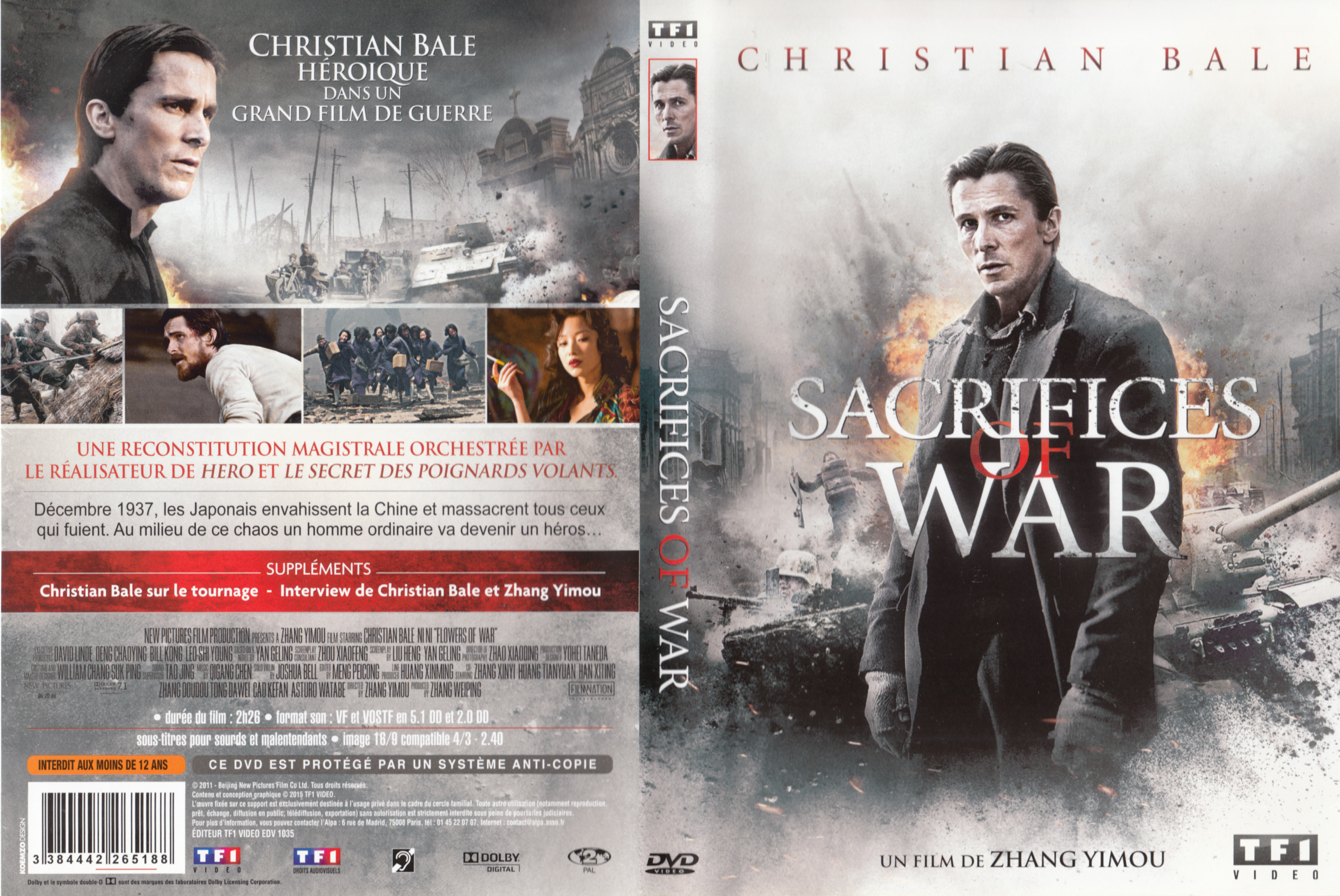 Jaquette DVD Sacrifices of war v2