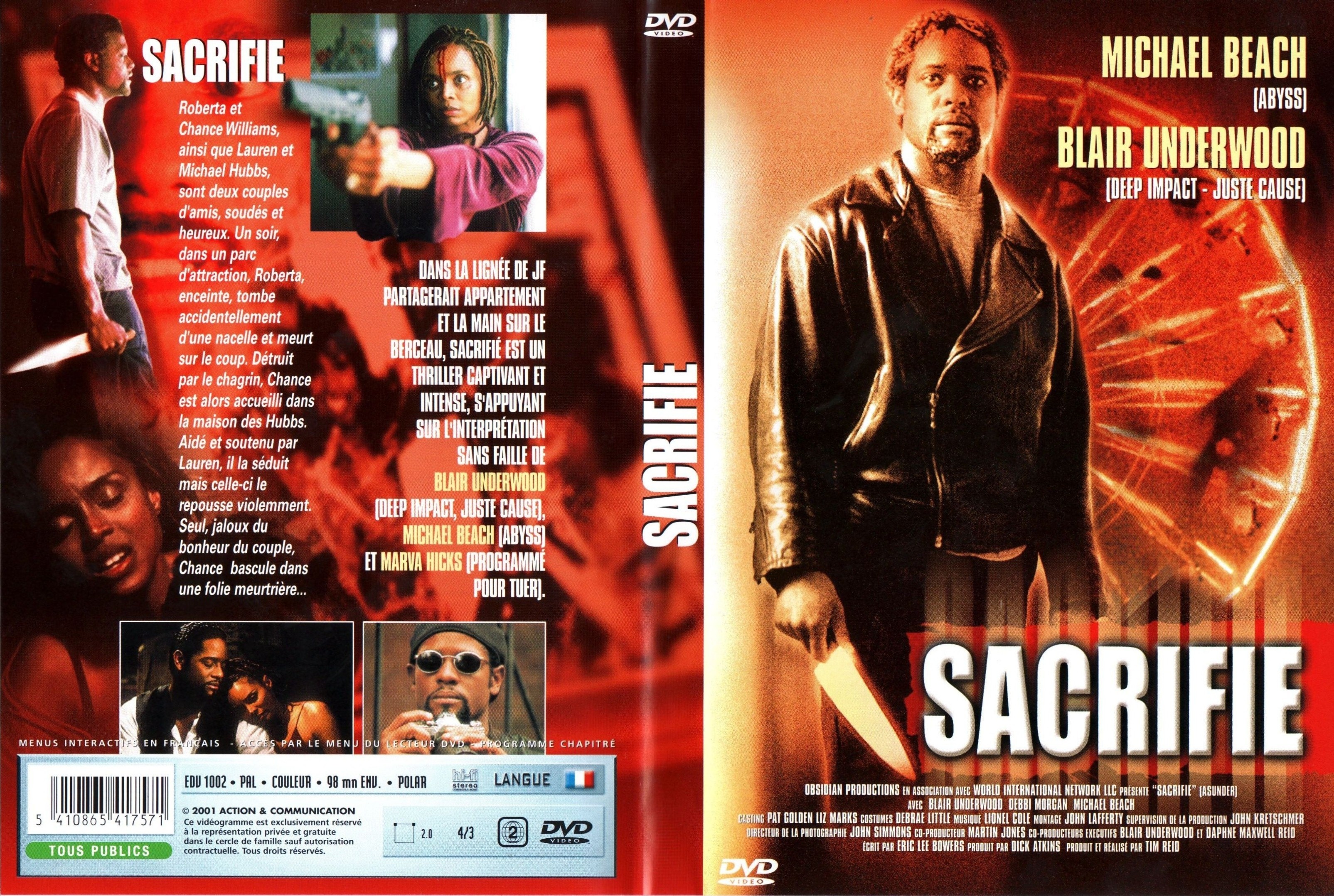 Jaquette DVD Sacrifi
