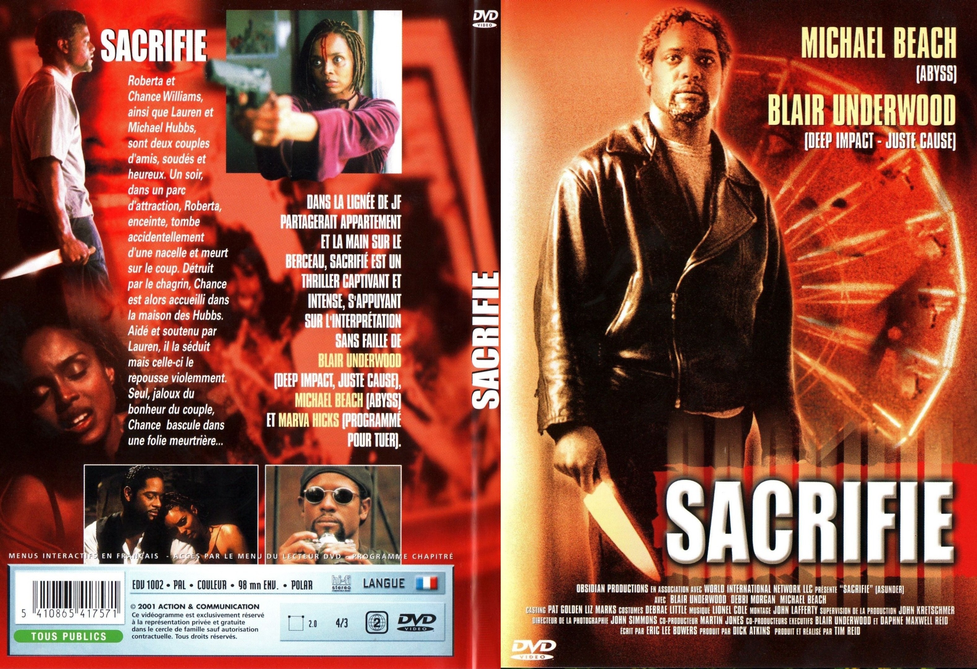 Jaquette DVD Sacrifi - SLIM