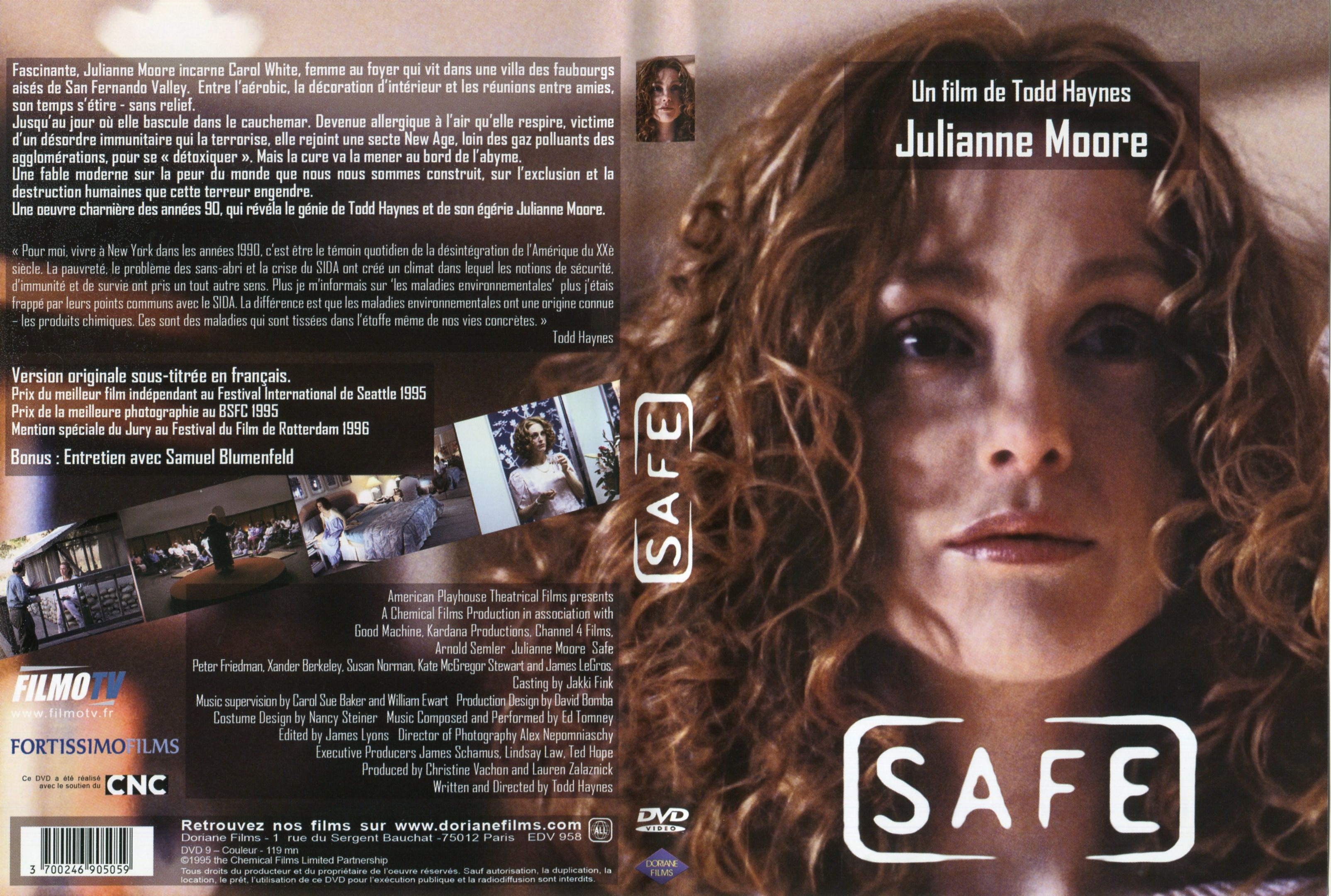 Jaquette DVD Safe (1995)