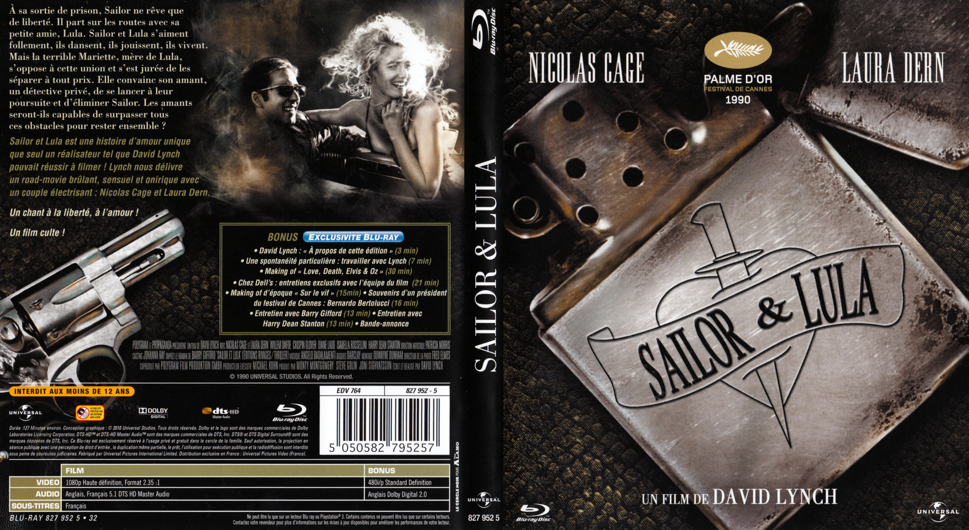 Jaquette DVD Sailor et Lula (BLU-RAY) v2