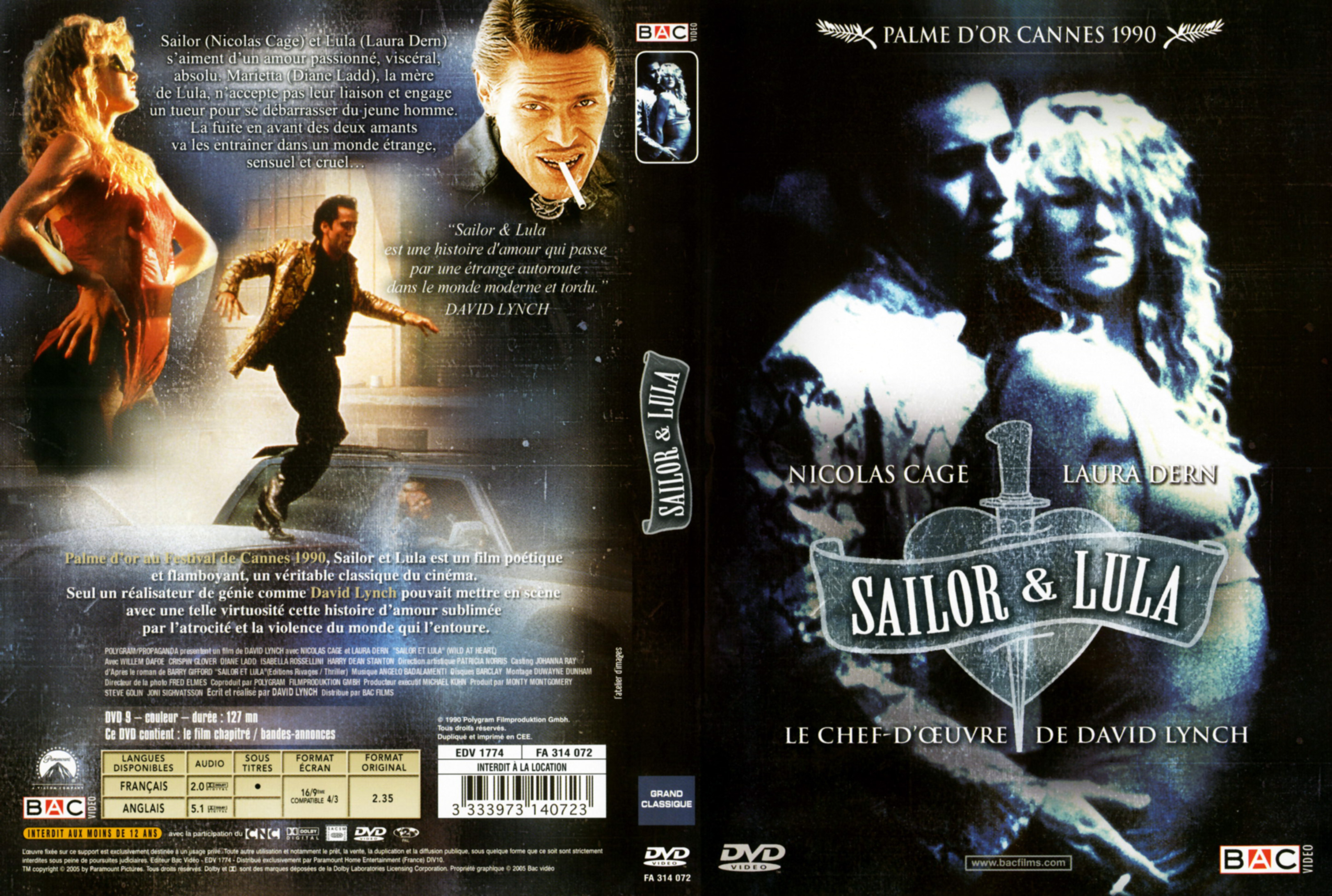 Jaquette DVD Sailor et Lula v2