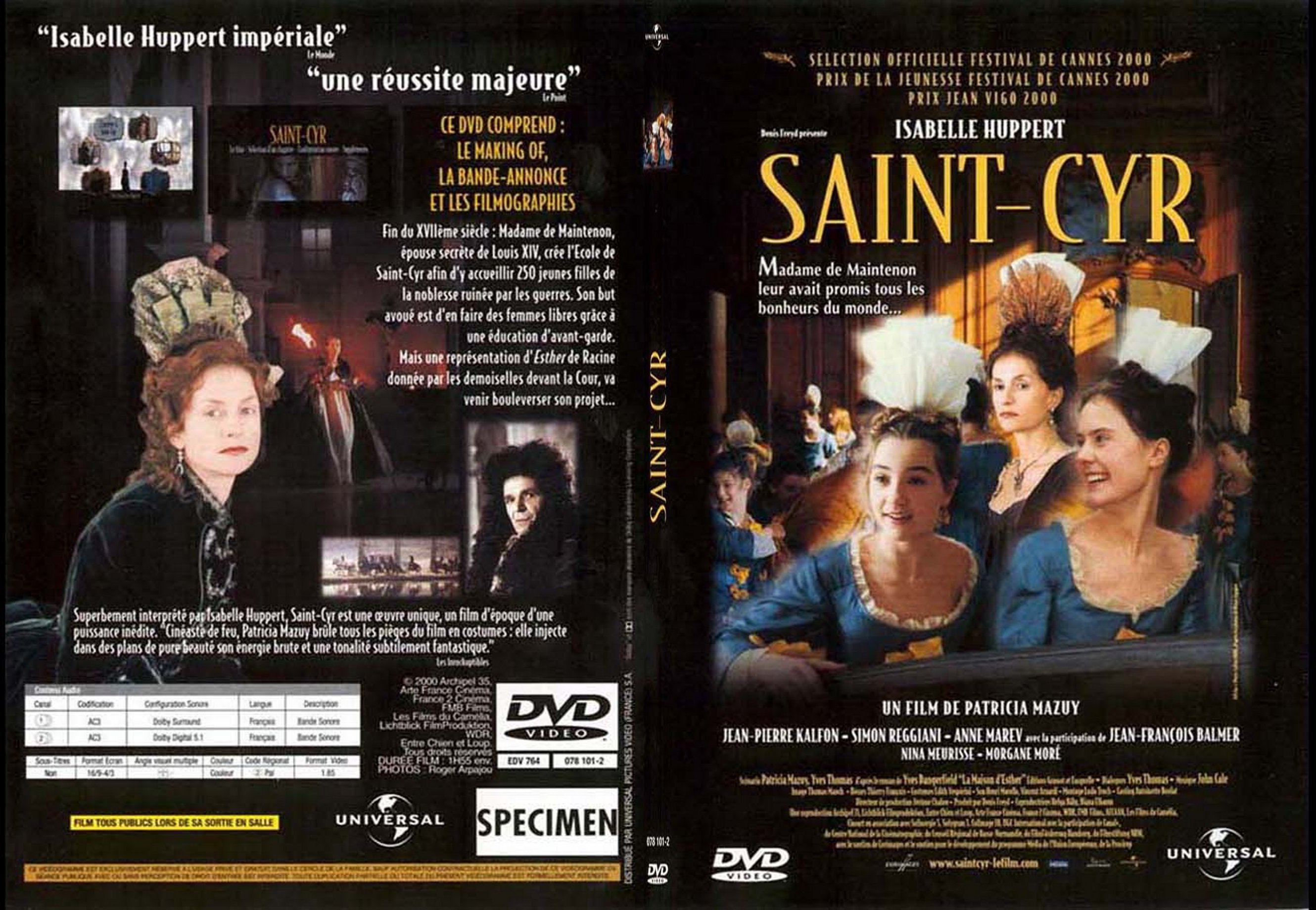 Jaquette DVD Saint-Cyr - SLIM