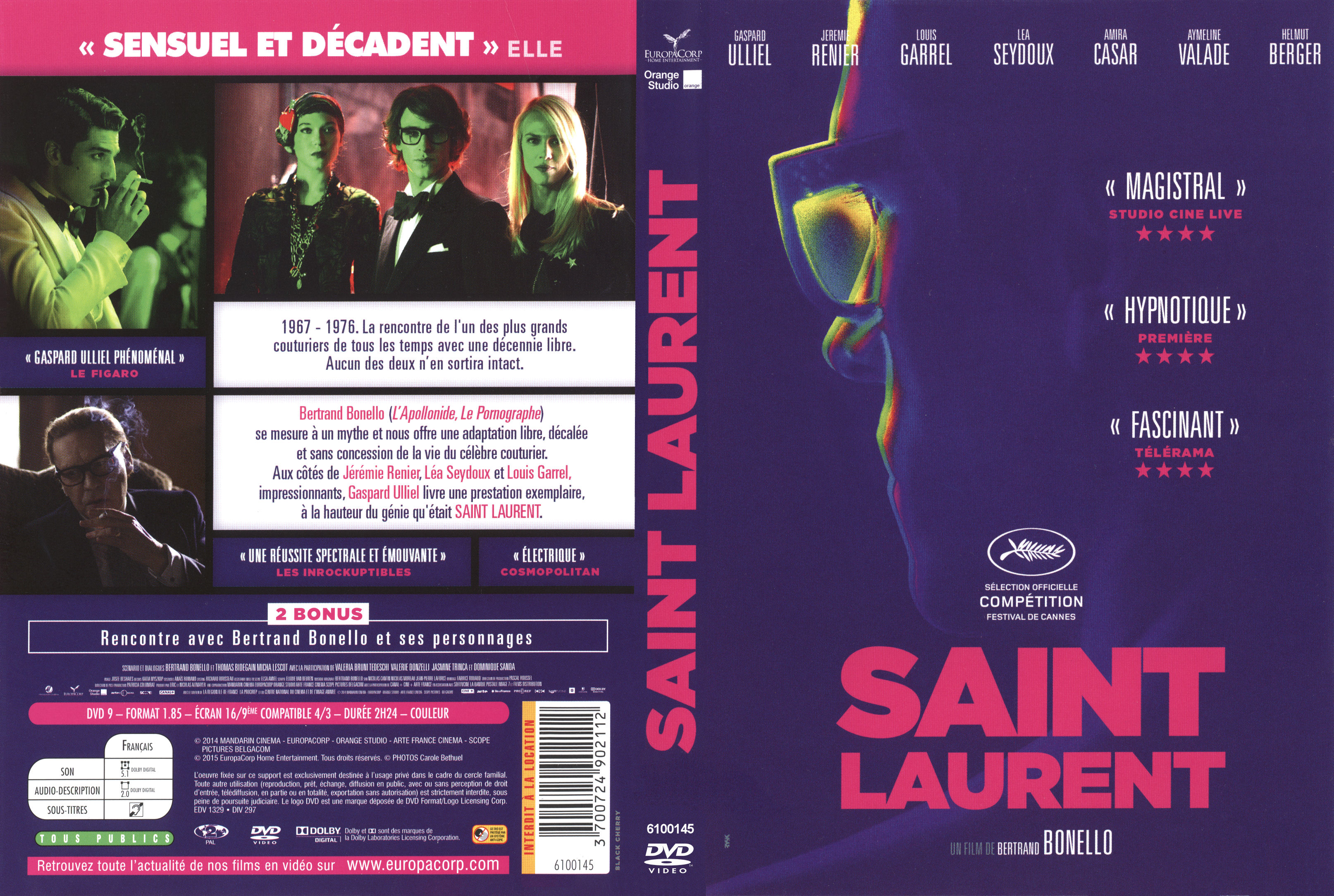 Jaquette DVD Saint Laurent