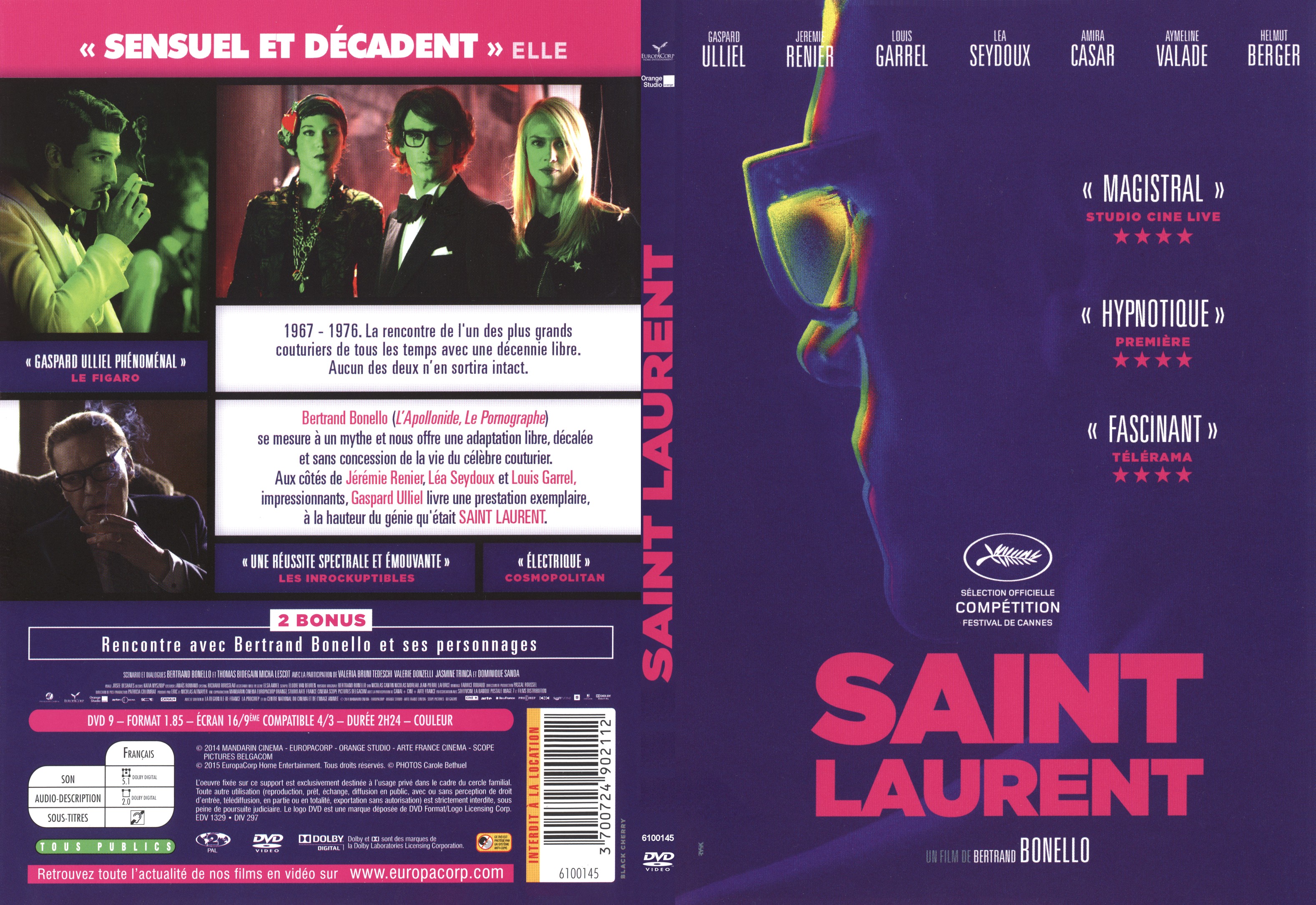 Jaquette DVD Saint Laurent - SLIM