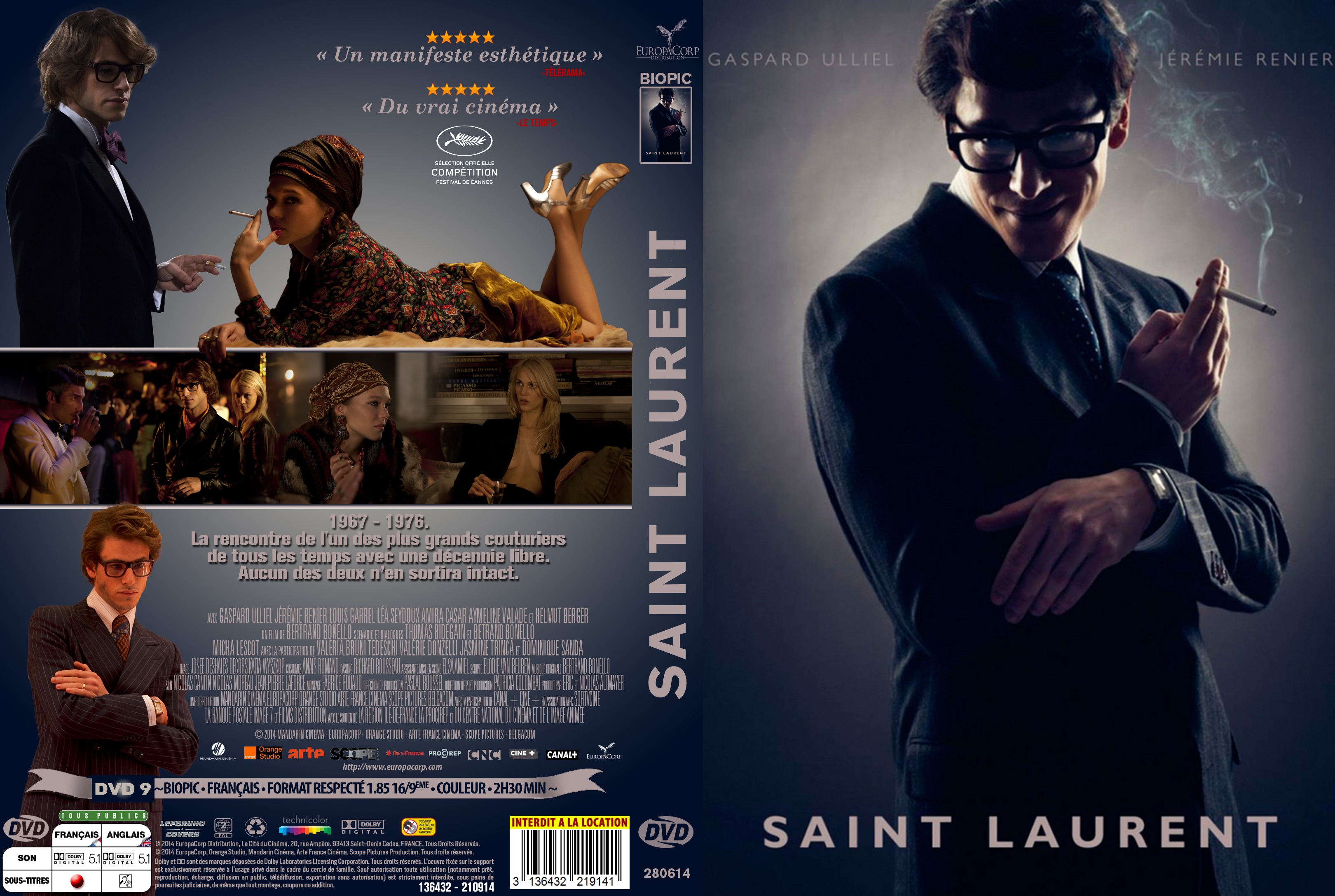 Jaquette DVD Saint Laurent custom